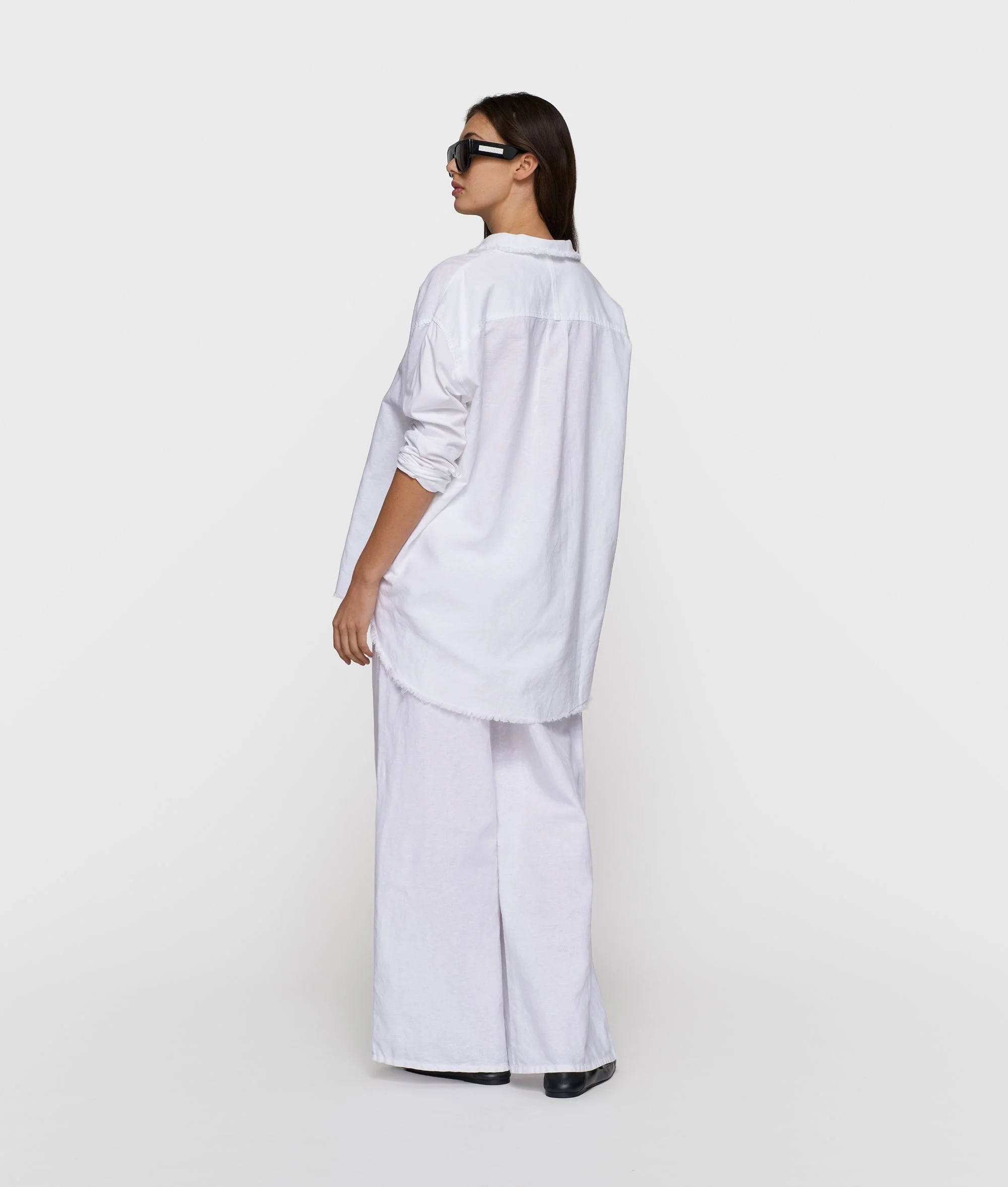 Bluse Oversized Fit aus Leinenmix - Image 6