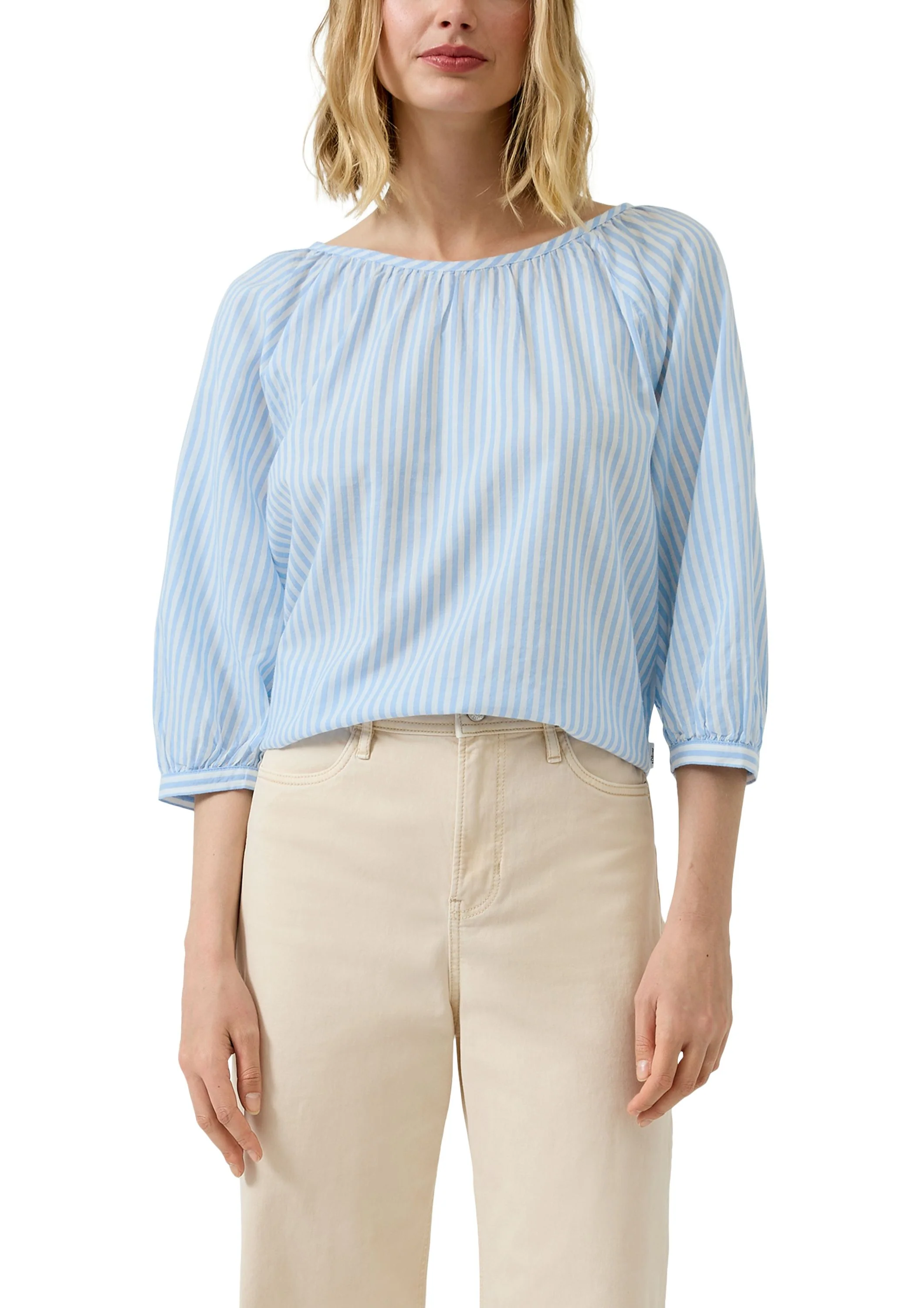 Bluse Relaxed Fit aus Baumwollmix - Image 5