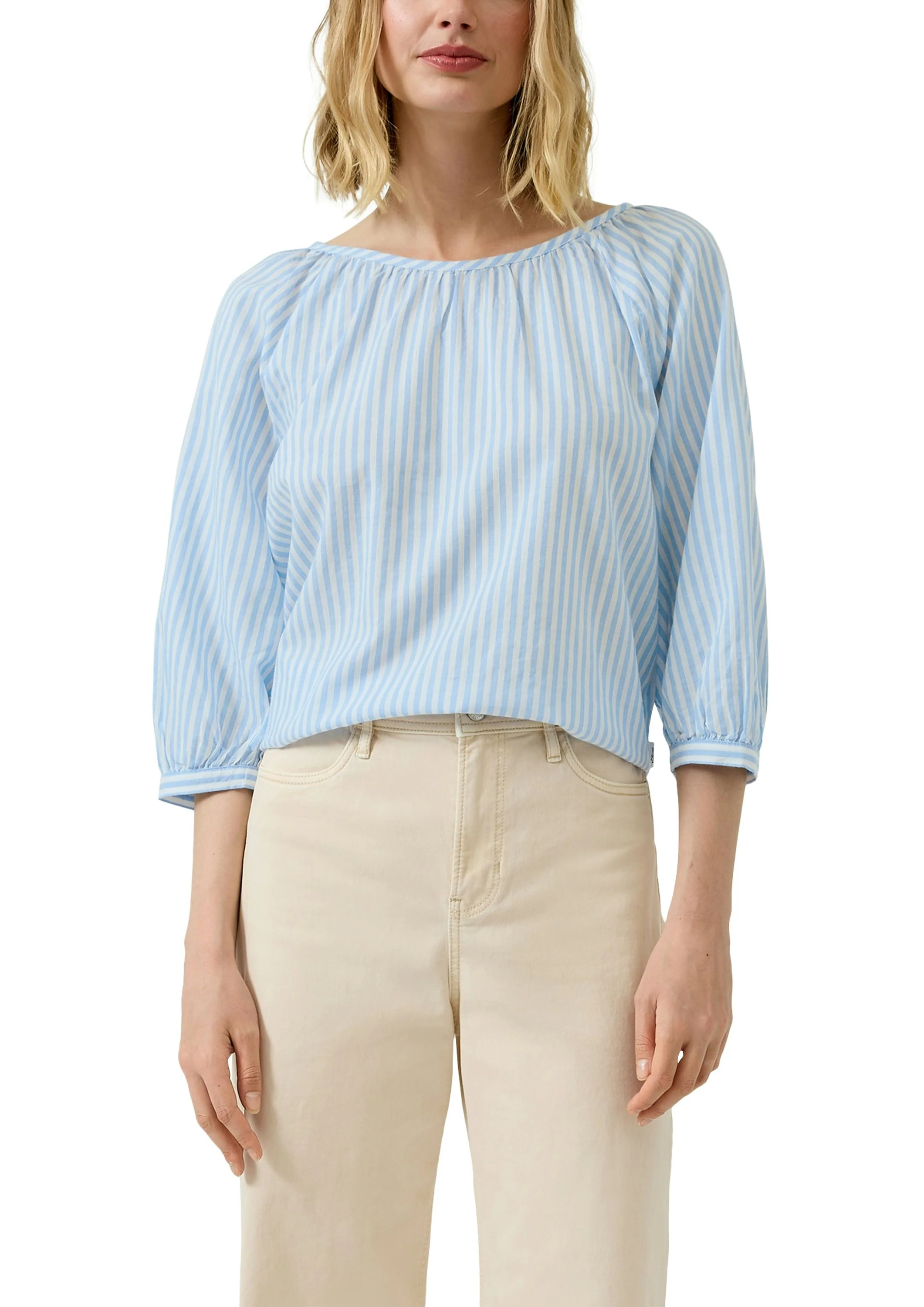 Bluse Relaxed Fit aus Baumwollmix - Image 6