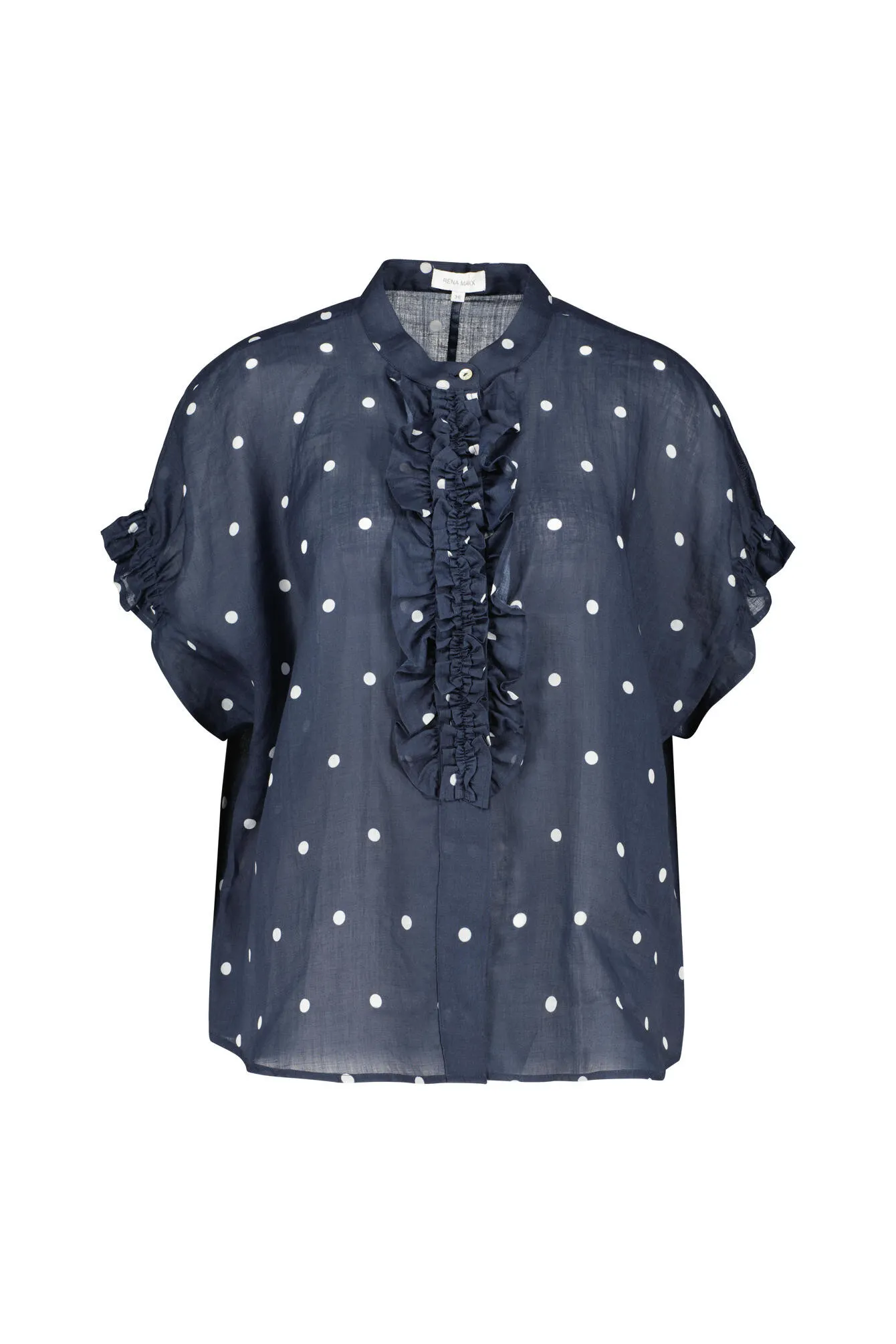 Bluse Relaxed Fit aus Ramie