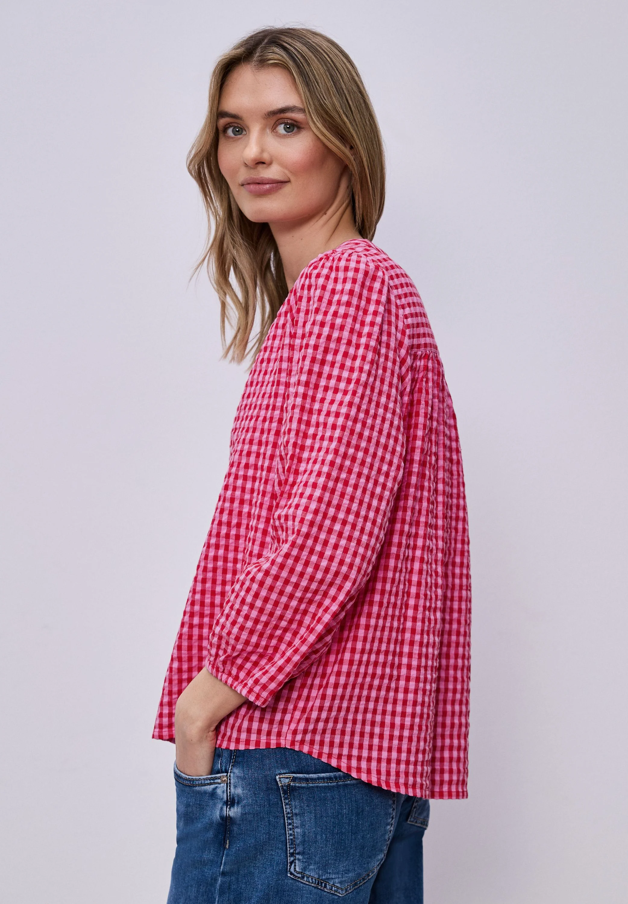 Bluse VICHY aus Baumwolle - Image 3