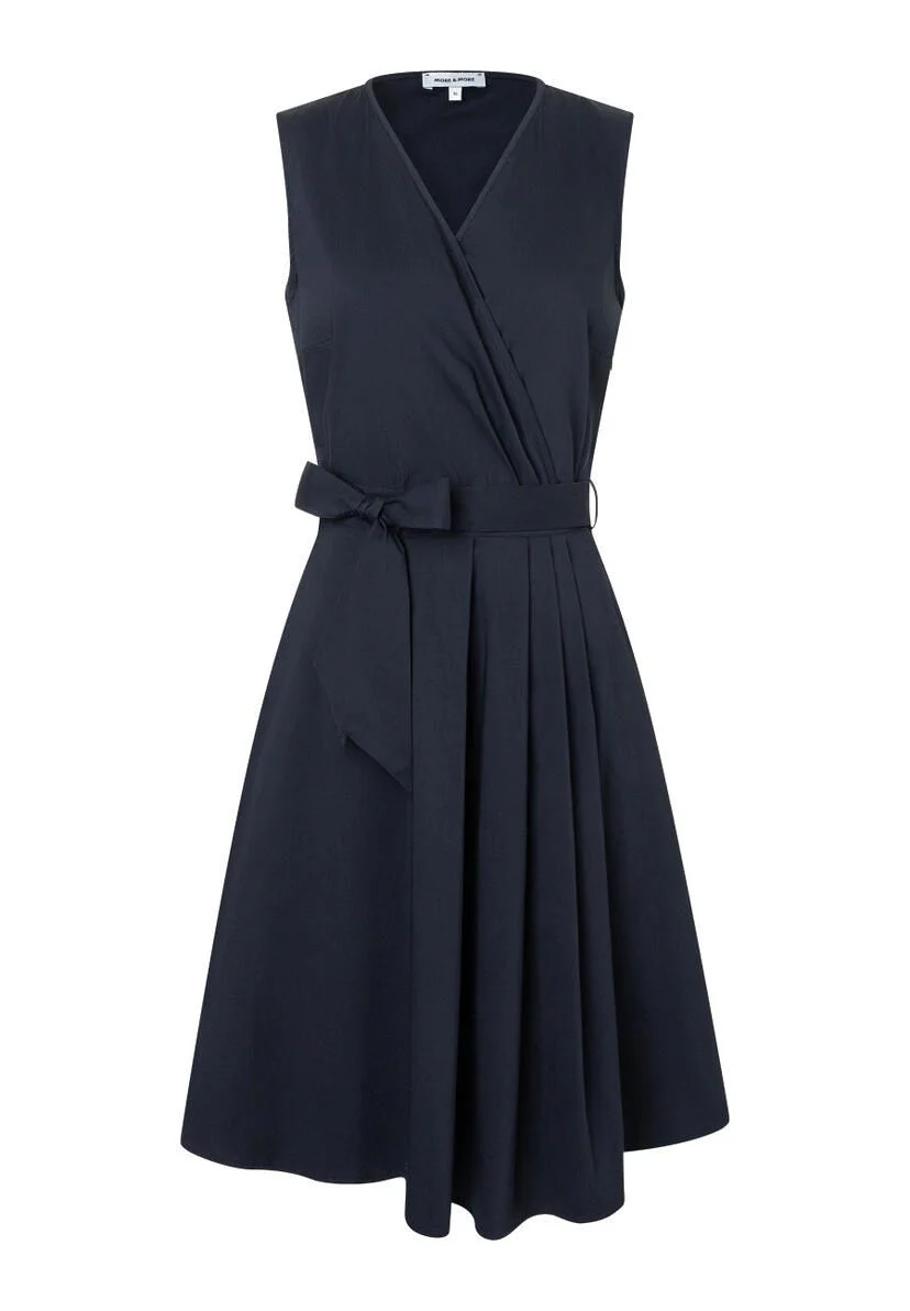 Blusenkleid Midi mit Wickeloptik