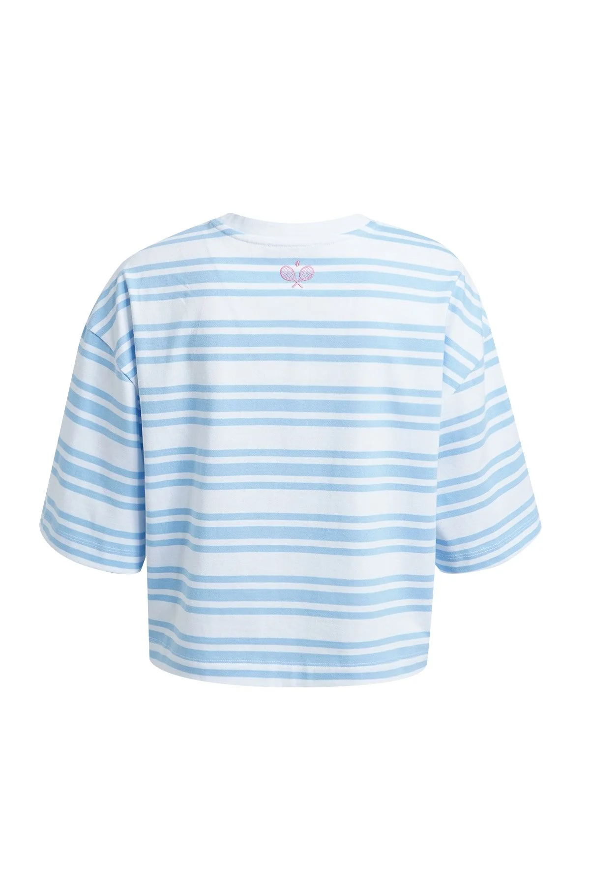 Boxy cropped T-shirt Striped - Image 3