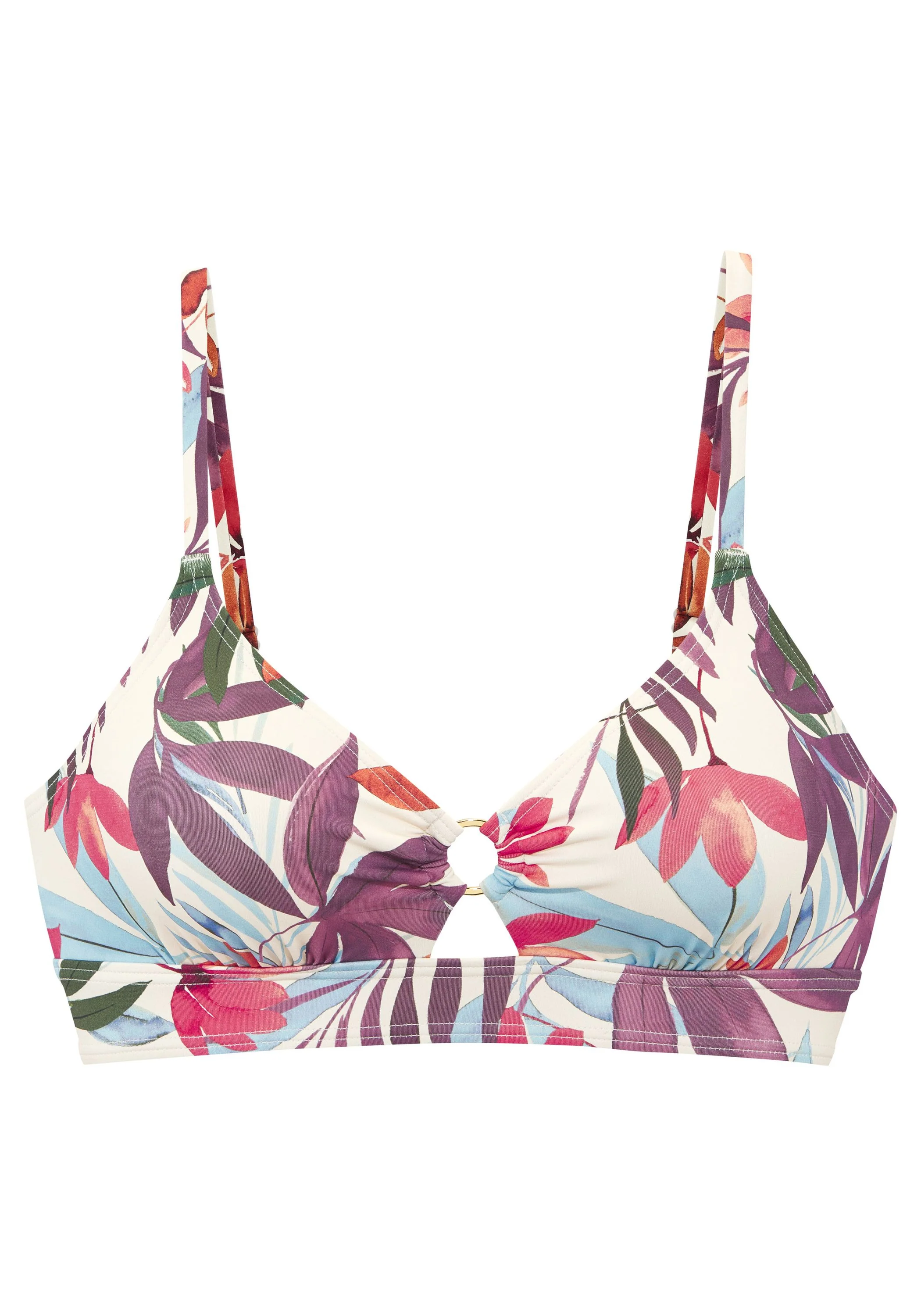 Bralette-Bikini-Top floral