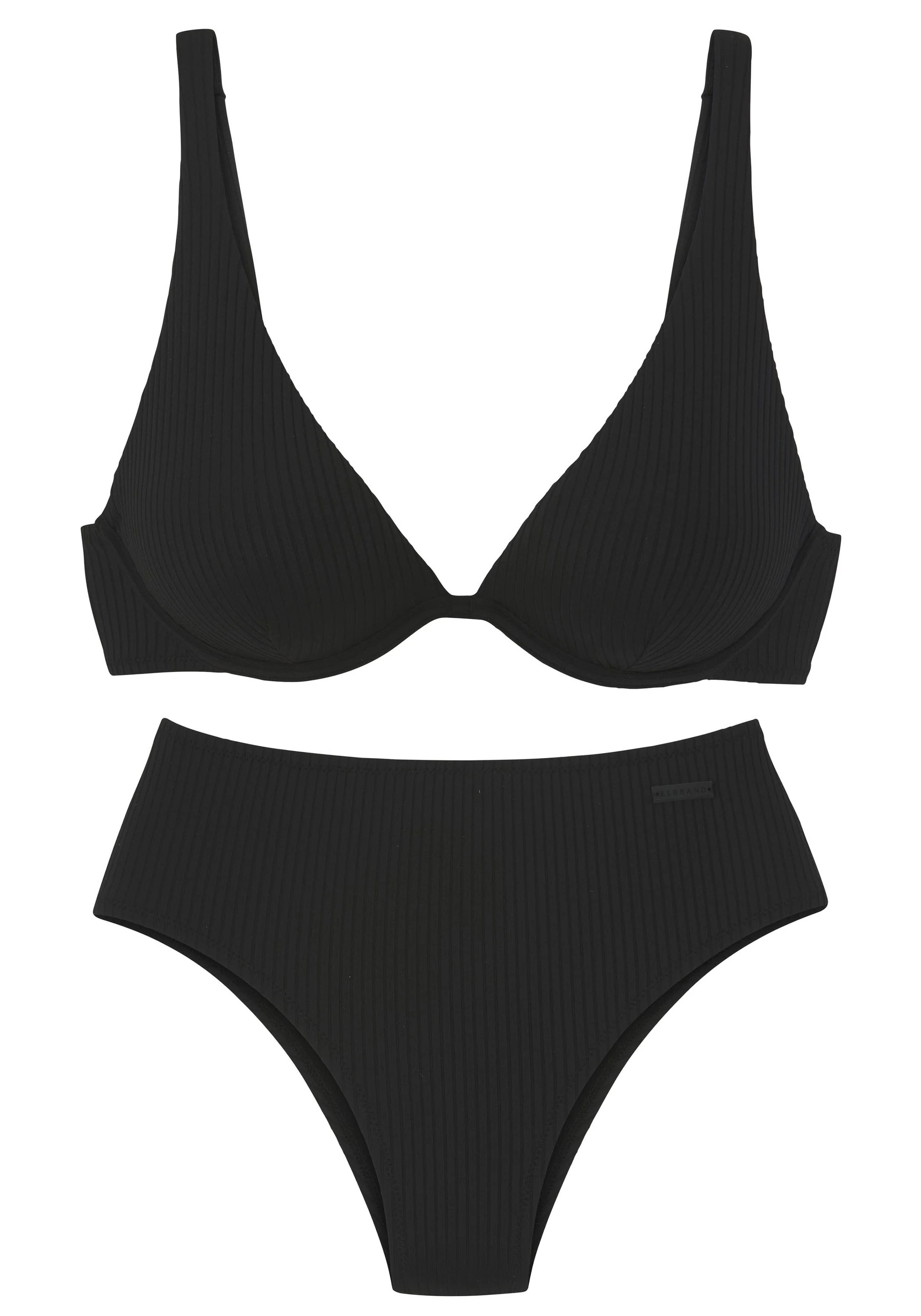 Bügel-Bikini-Set gerippt