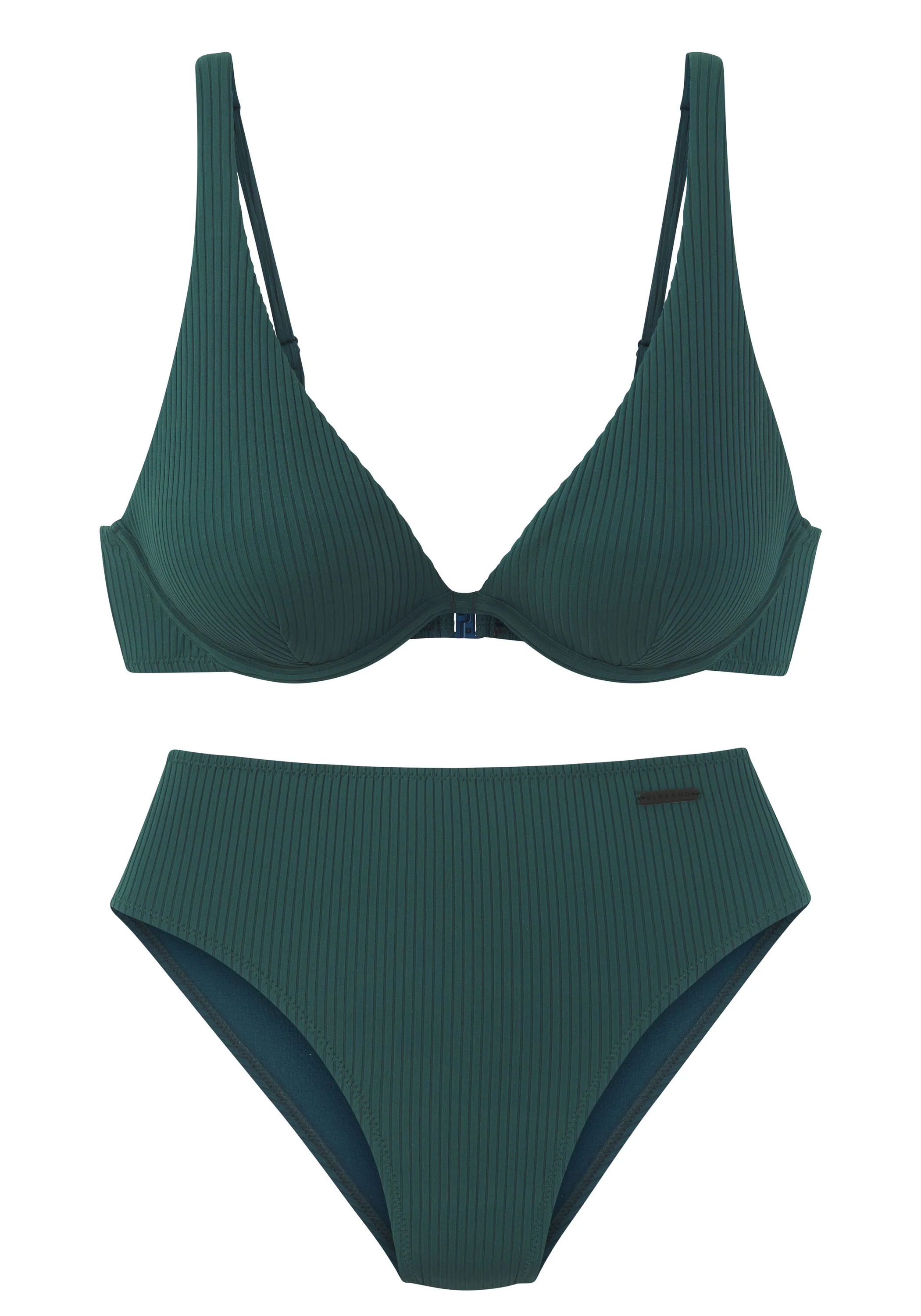 Bügel-Bikini-Set gerippt