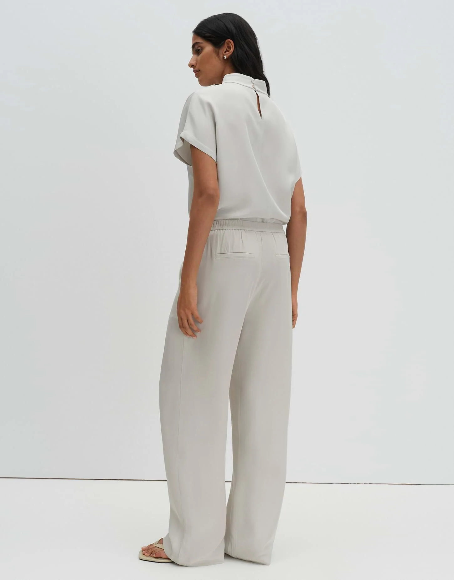 Bundfaltenhose CEVIL FLOW Wide Leg - Image 3