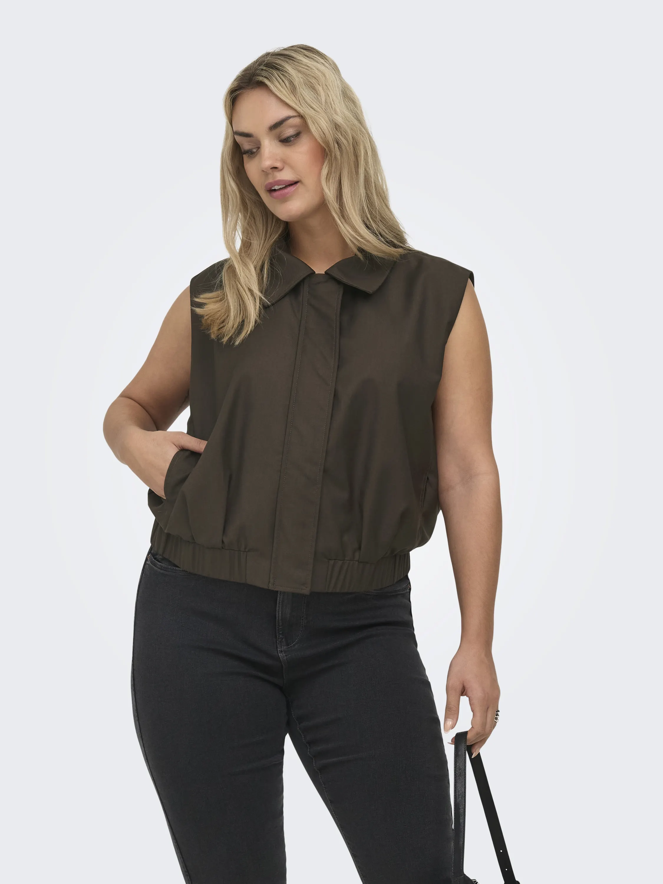 CARLISSY S/L ZIPPER VEST PNT - Image 4