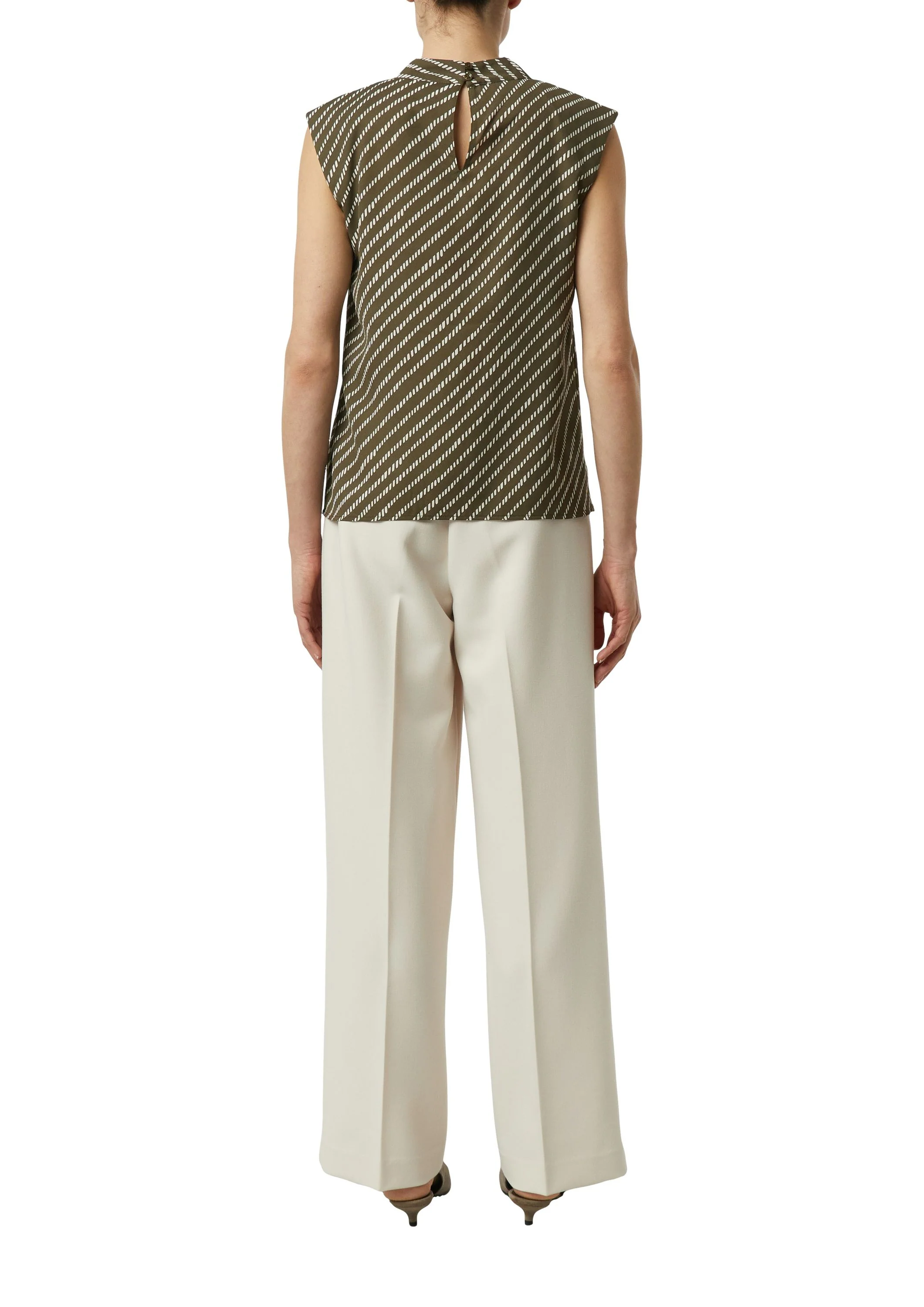 Chiffon-Bluse mit Stehkragen - Image 2