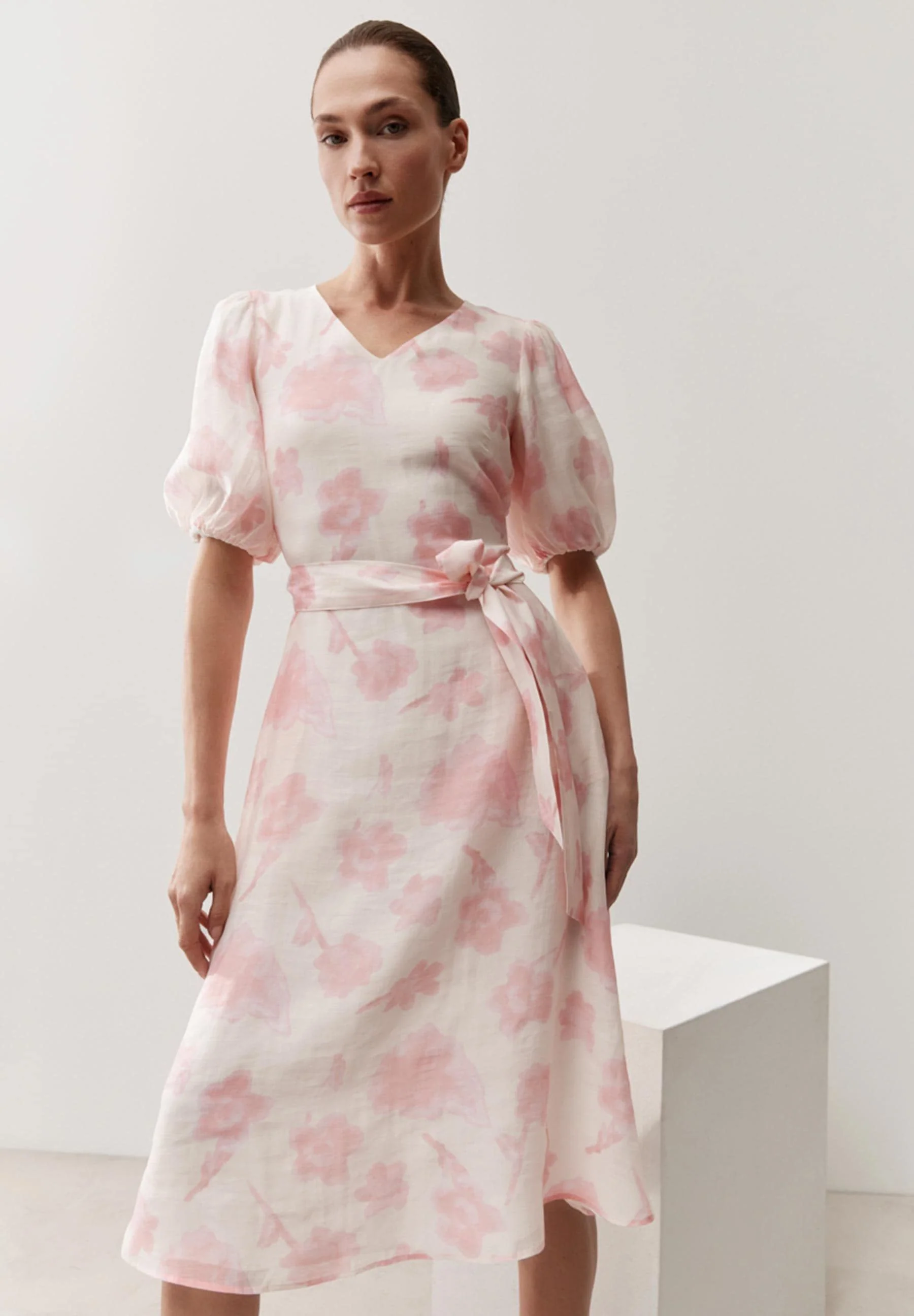 Chiffonkleid Midi floral - Image 3