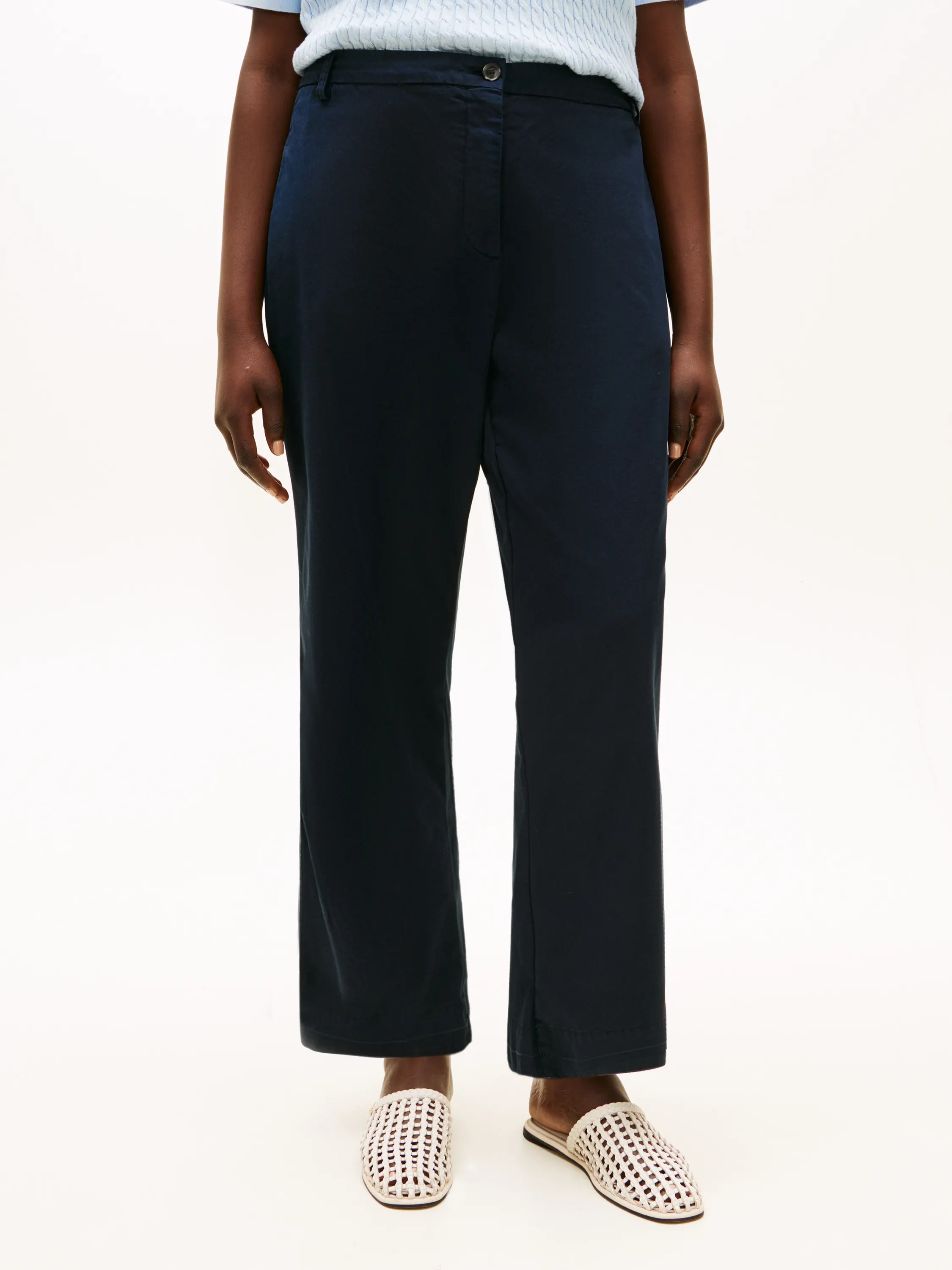 Chinohose Straight Leg aus Baumwollmix - Image 3