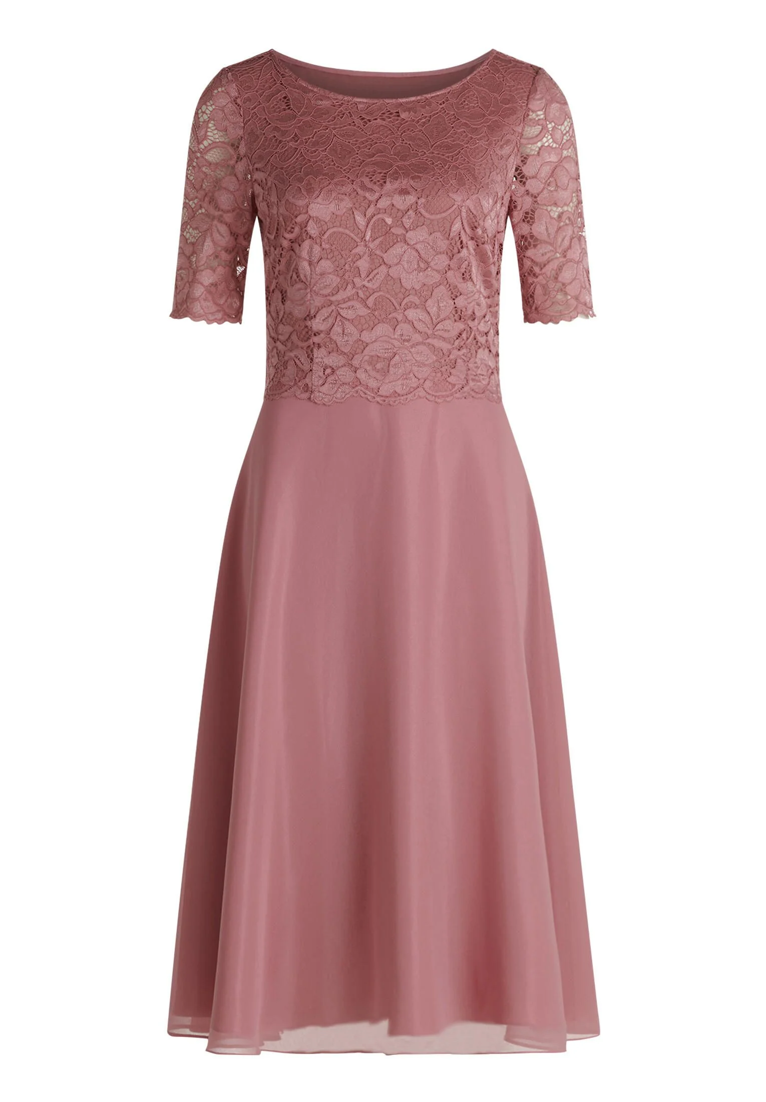 Cocktailkleid mit Spitzenstickerei