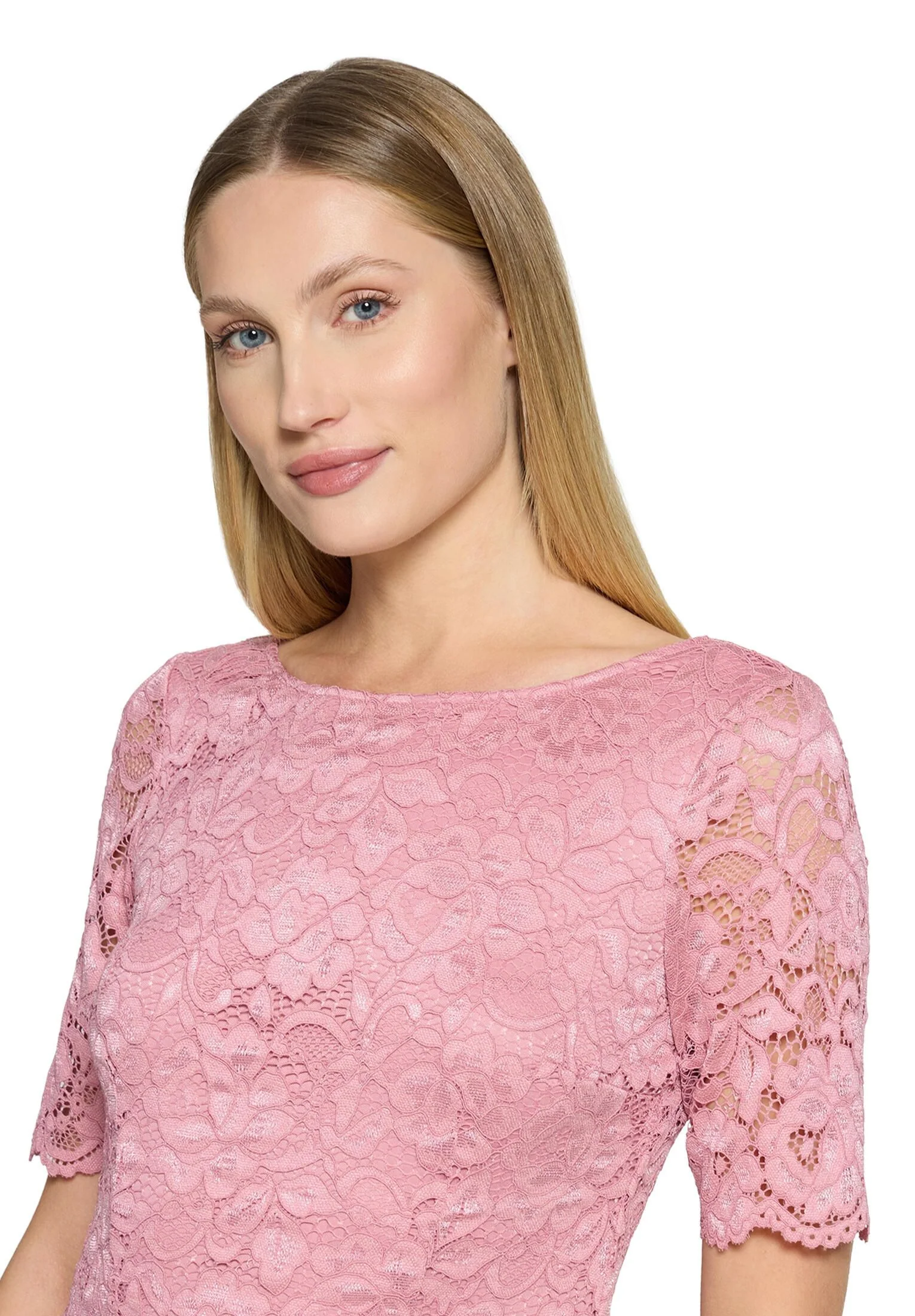 Cocktailkleid mit Spitzenstickerei - Image 5