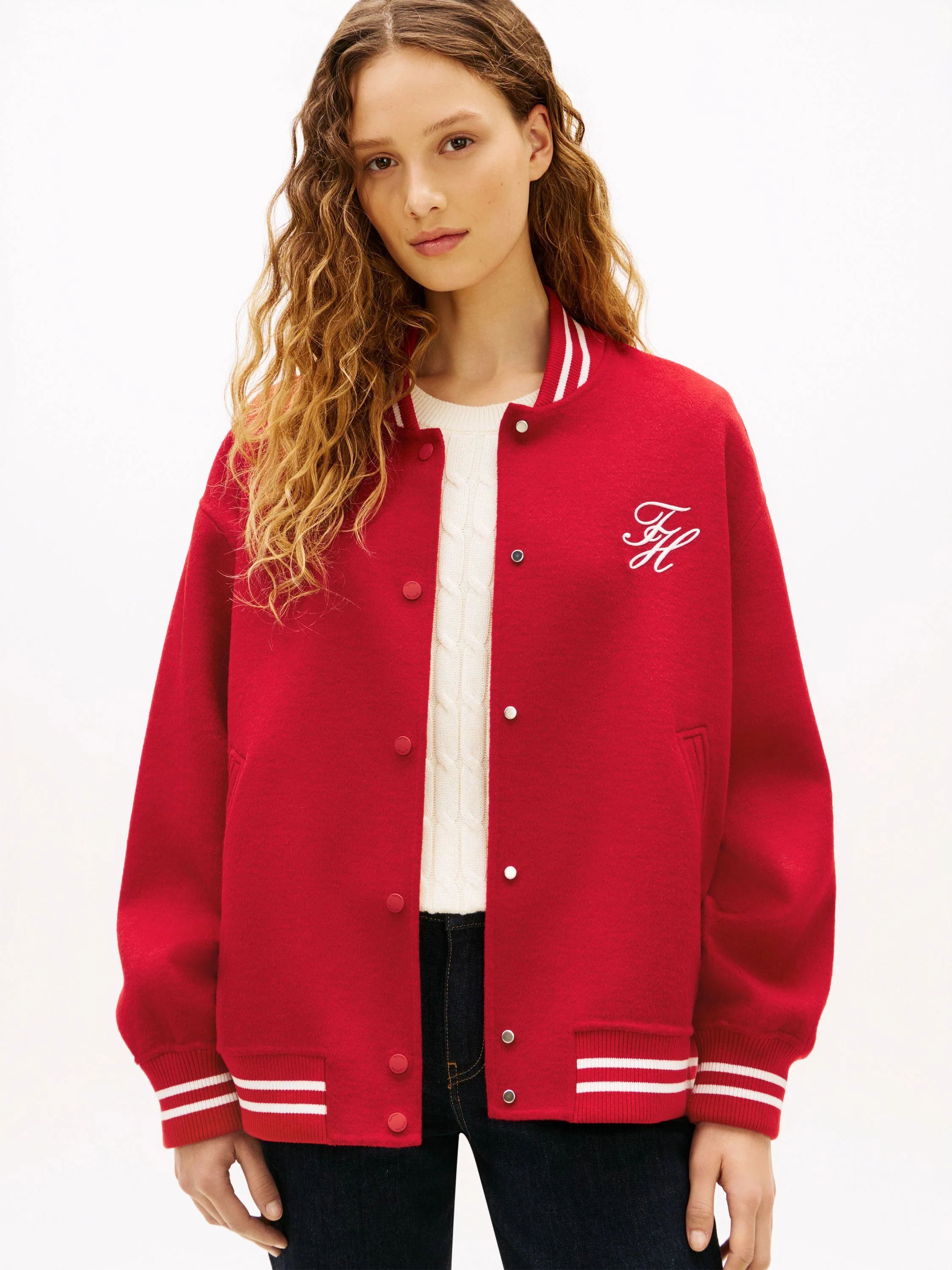 College-Jacke aus Wollmix - Image 3