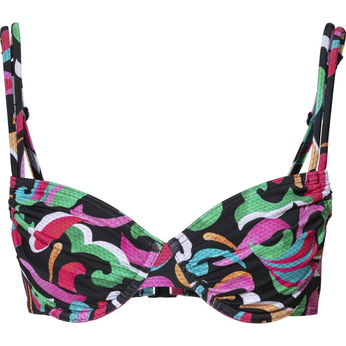 Da.-Bikini-Oberteil Malisa II MM, PAISELY BLACK