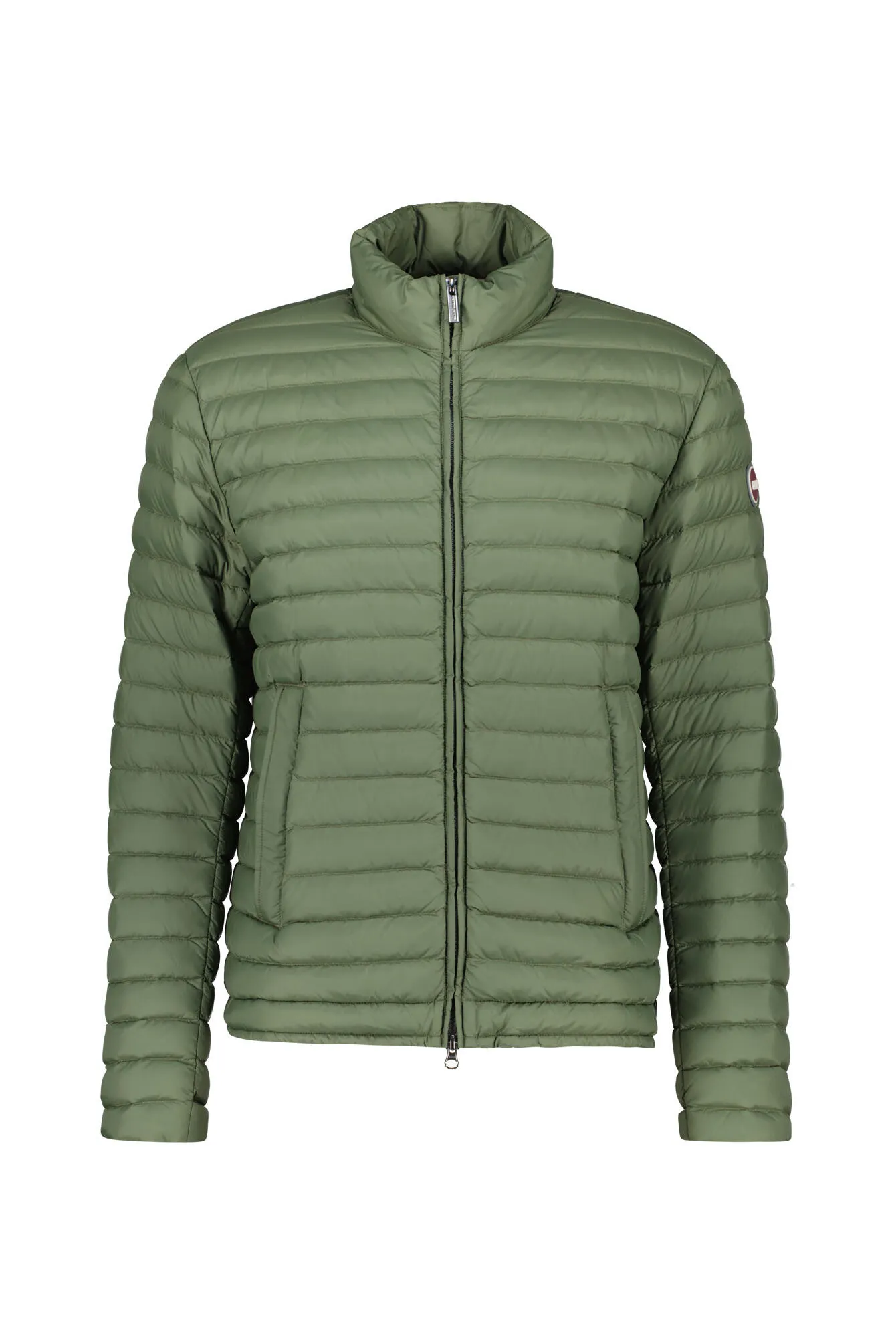 Daunenjacke mit Stehkragen
