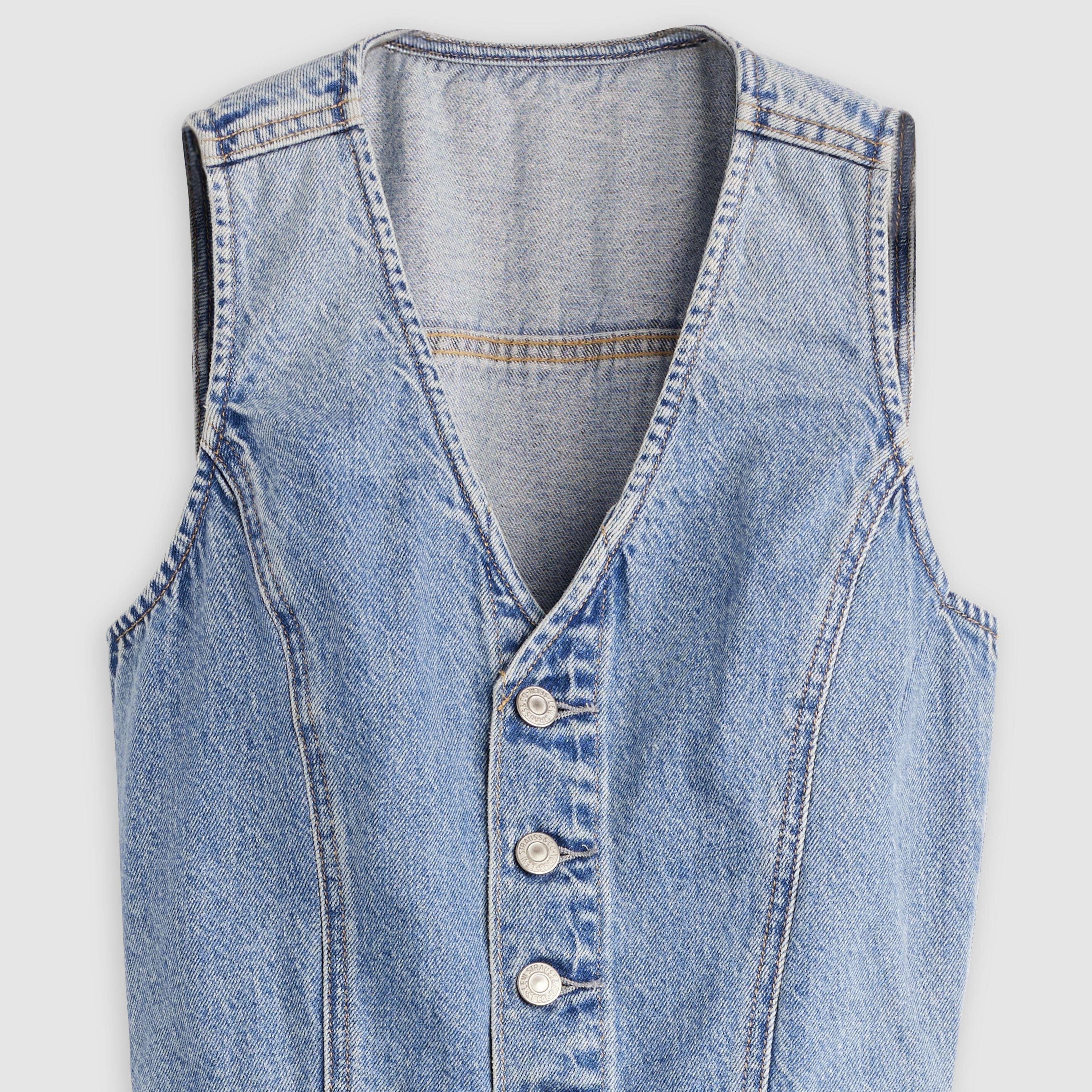 Denim Wide Leg Lightweight Jumpsuit - Image 7