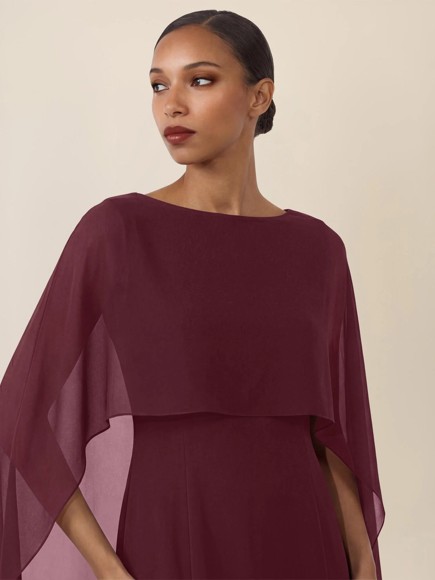 Etuikleid mit Chiffonstola - Image 6