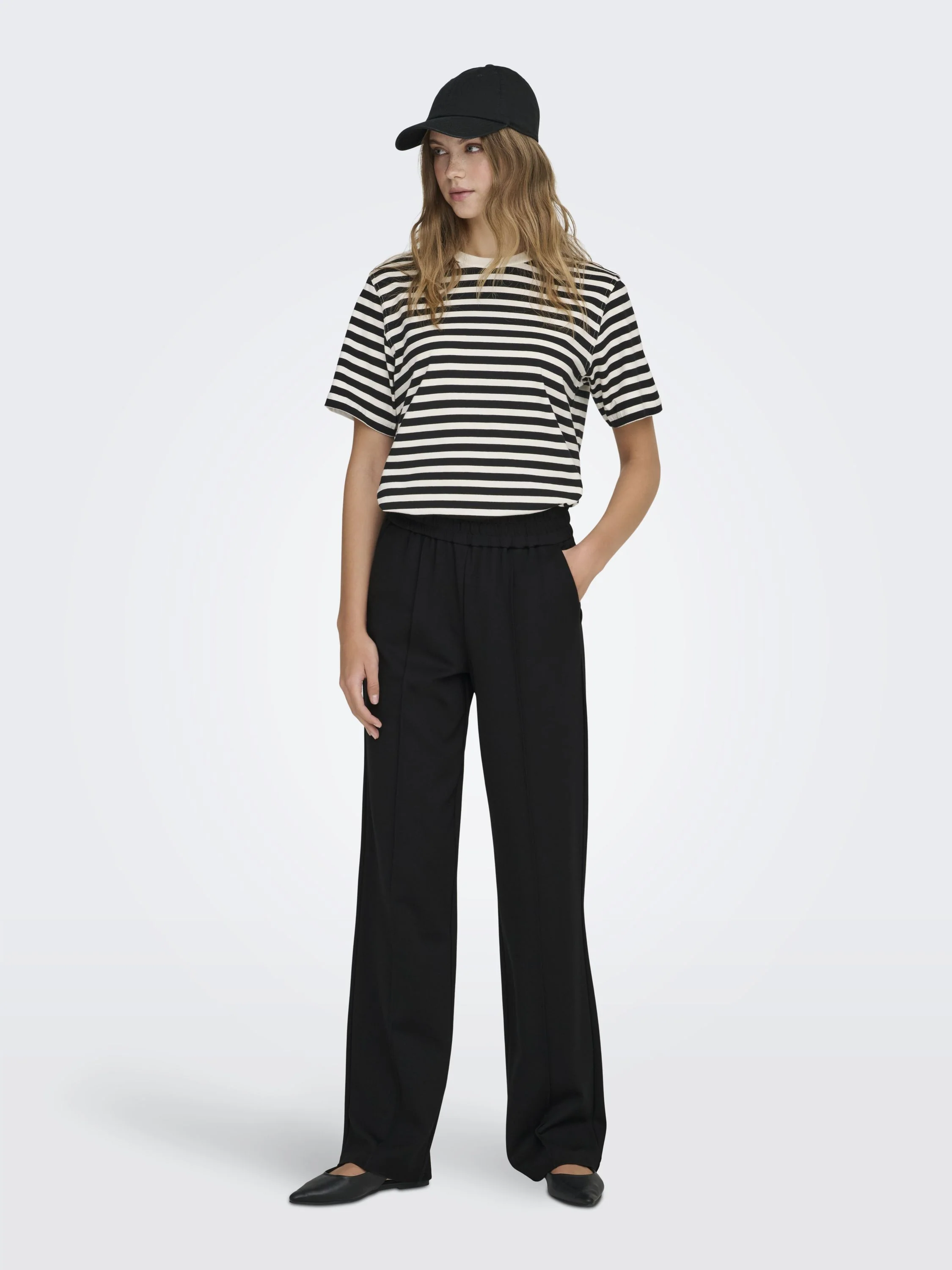Feine Stoffhose Wide Leg - Image 2