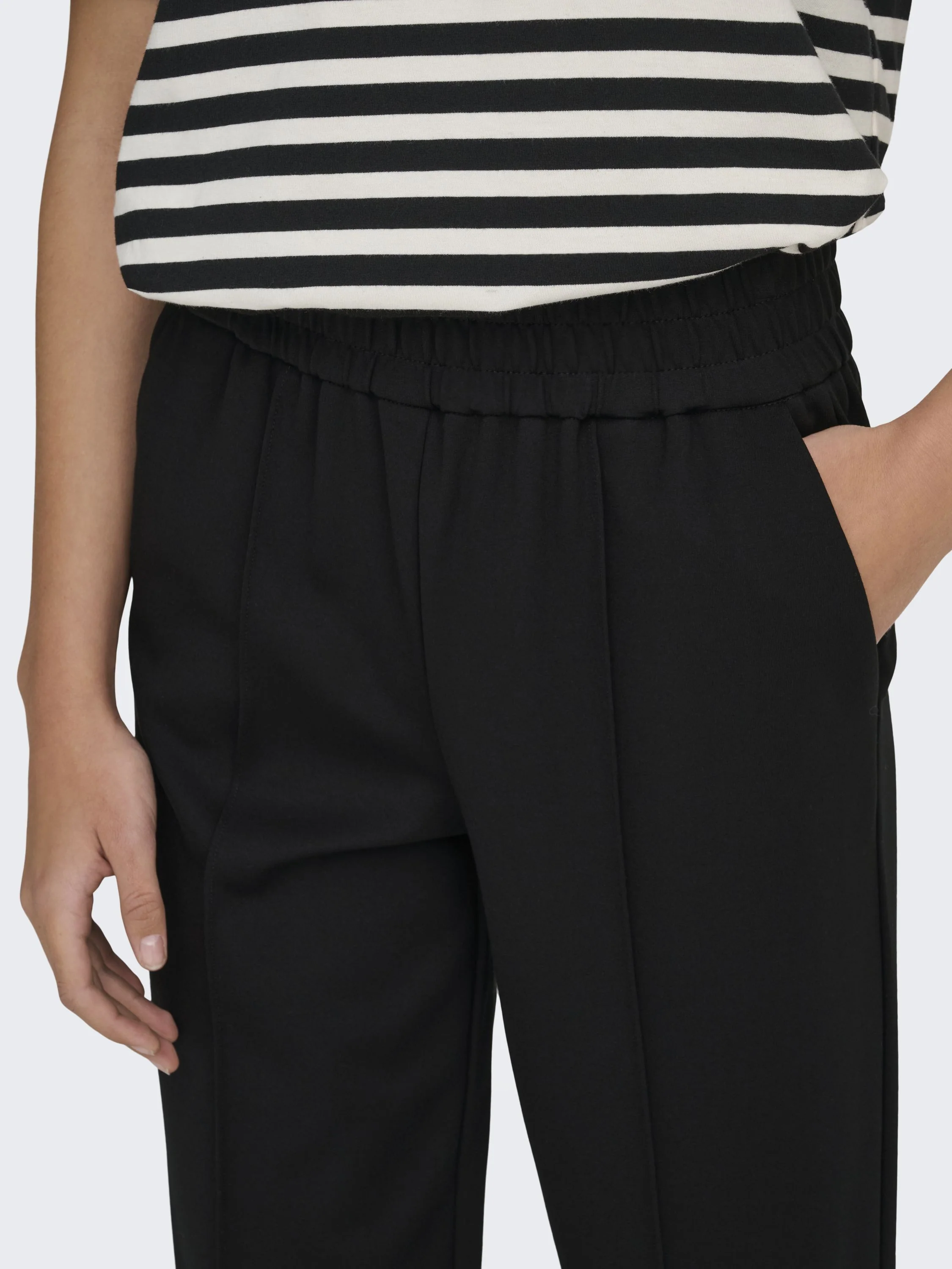 Feine Stoffhose Wide Leg - Image 5
