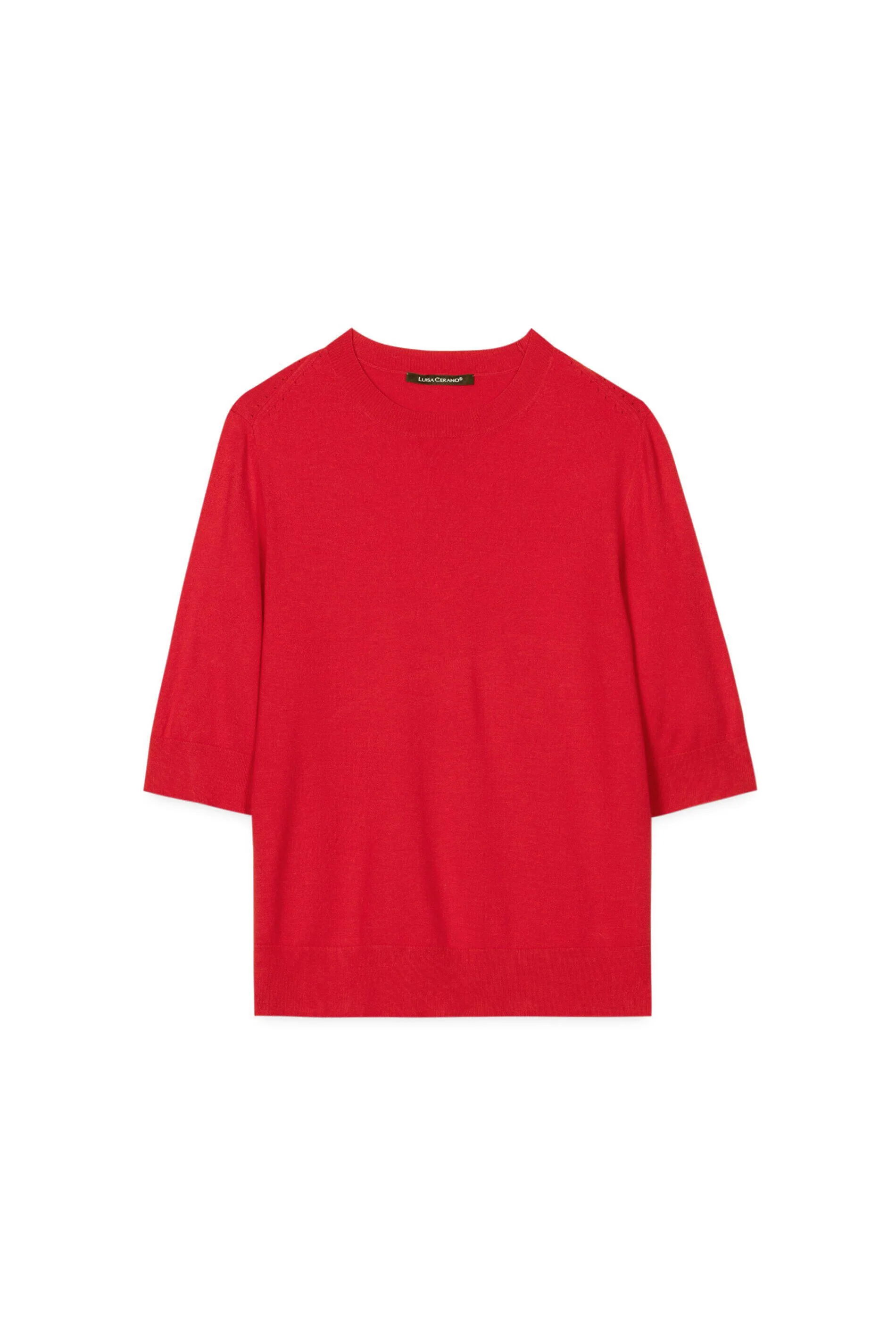 Feinstrick-Pullover aus Viskosemix