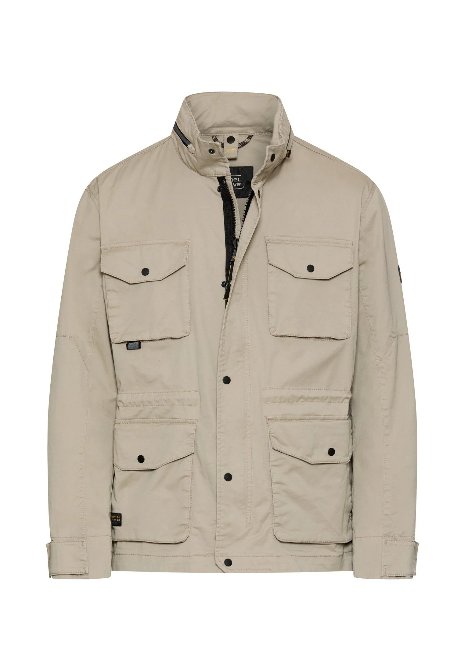 Feldjacke mit rollbarer Kapuze