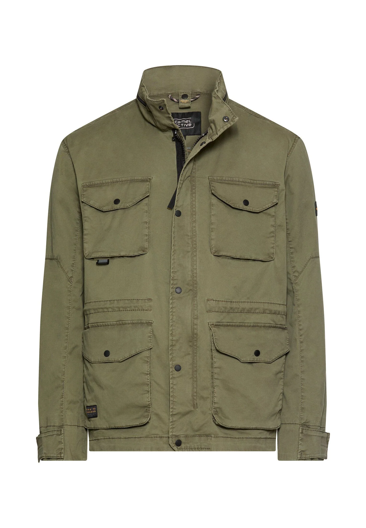 Feldjacke mit rollbarer Kapuze