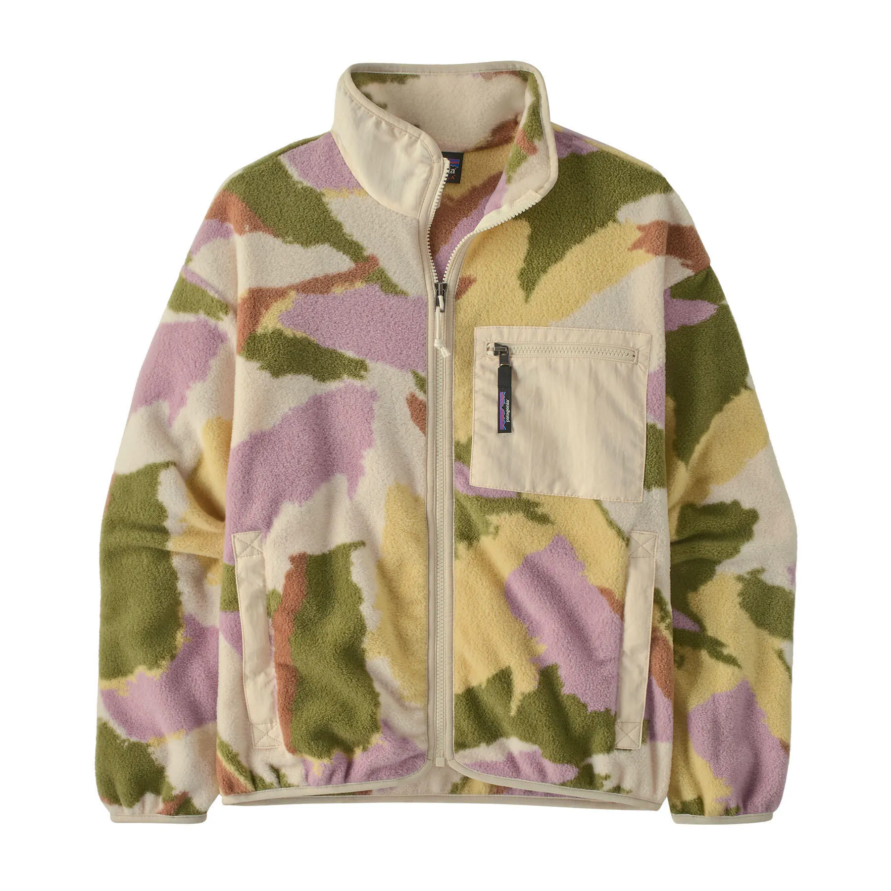Fleecejacke gemustert