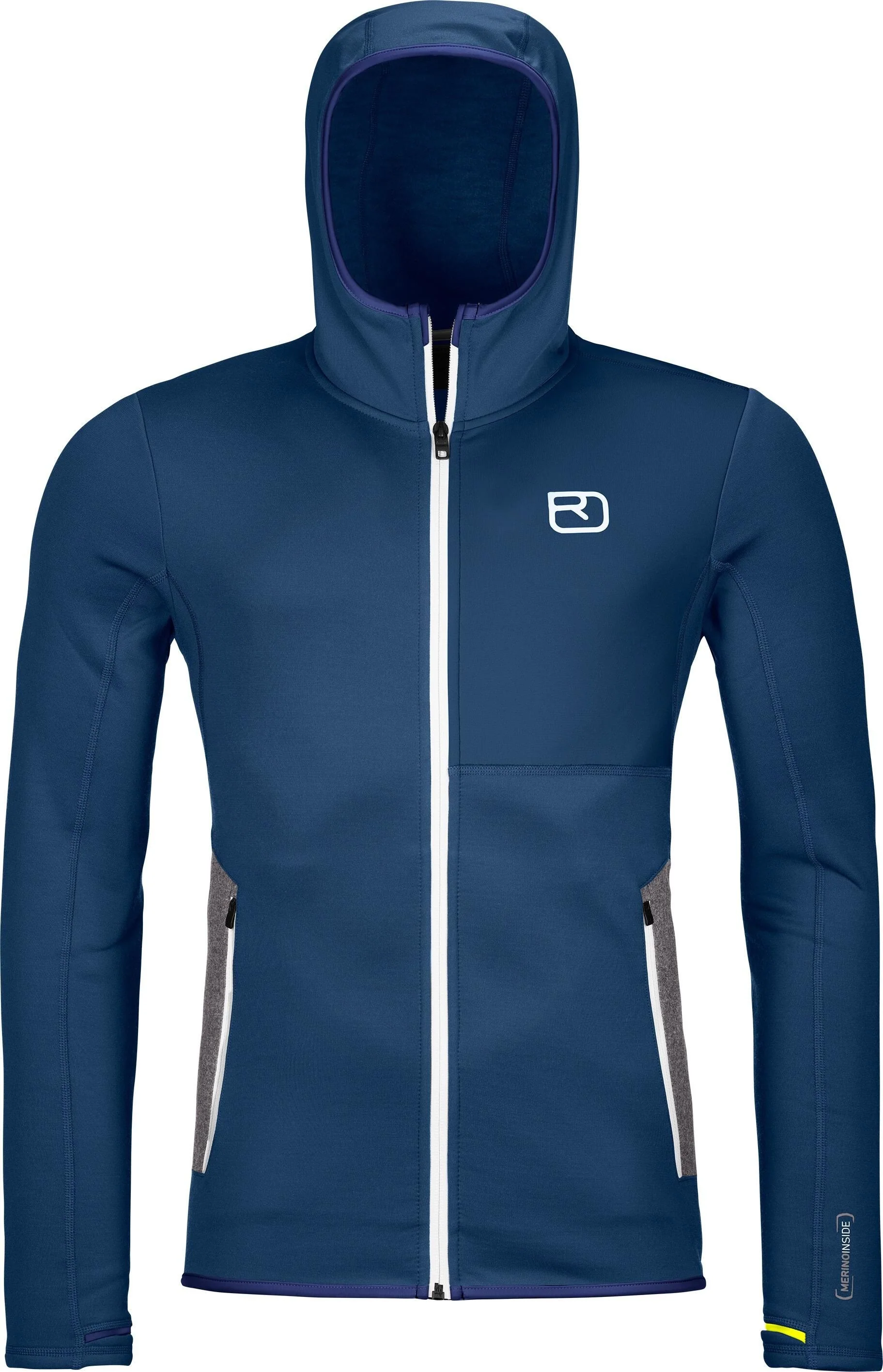 Fleecejacke mit Kapuze