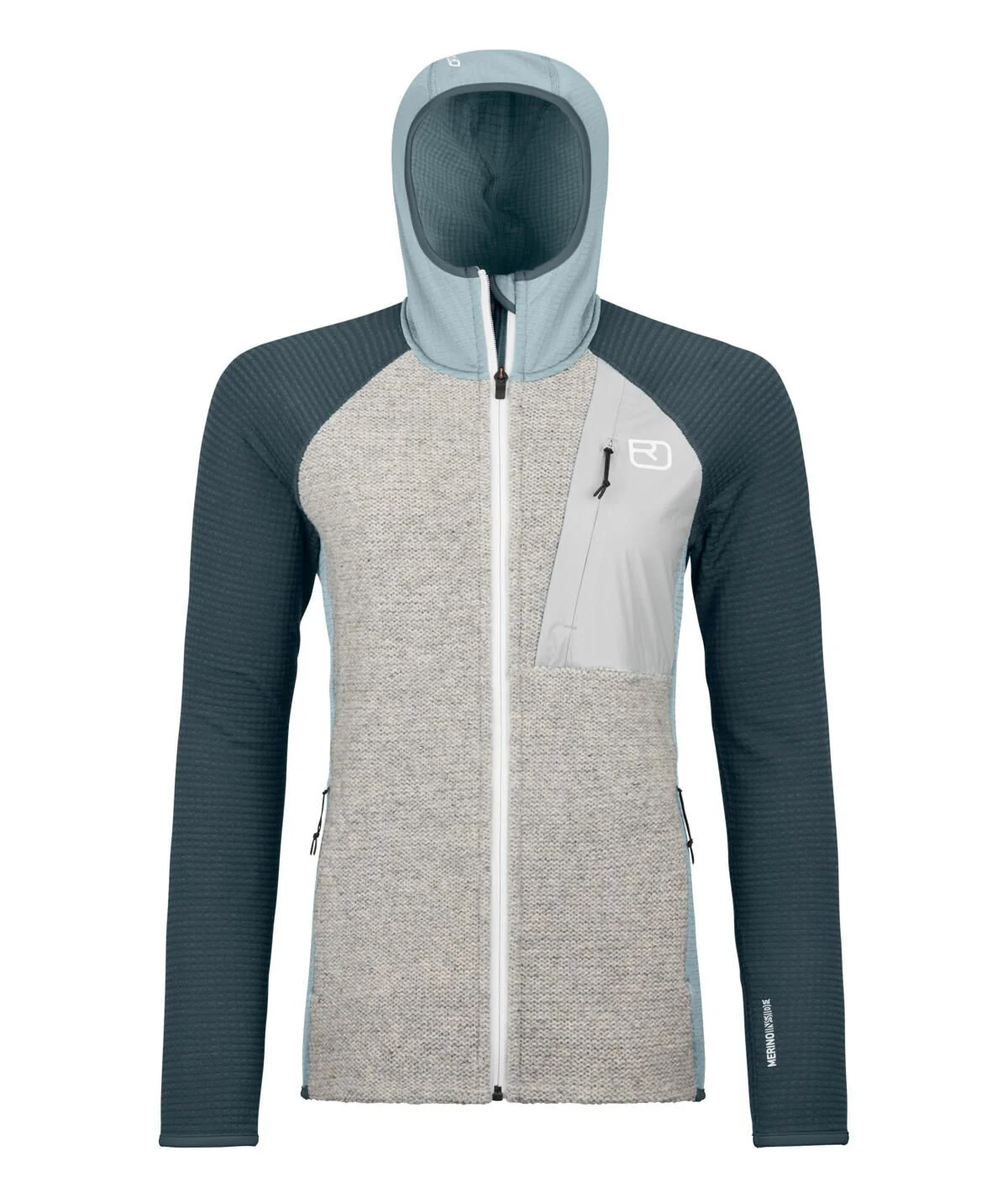 Fleecejacke mit Kapuze