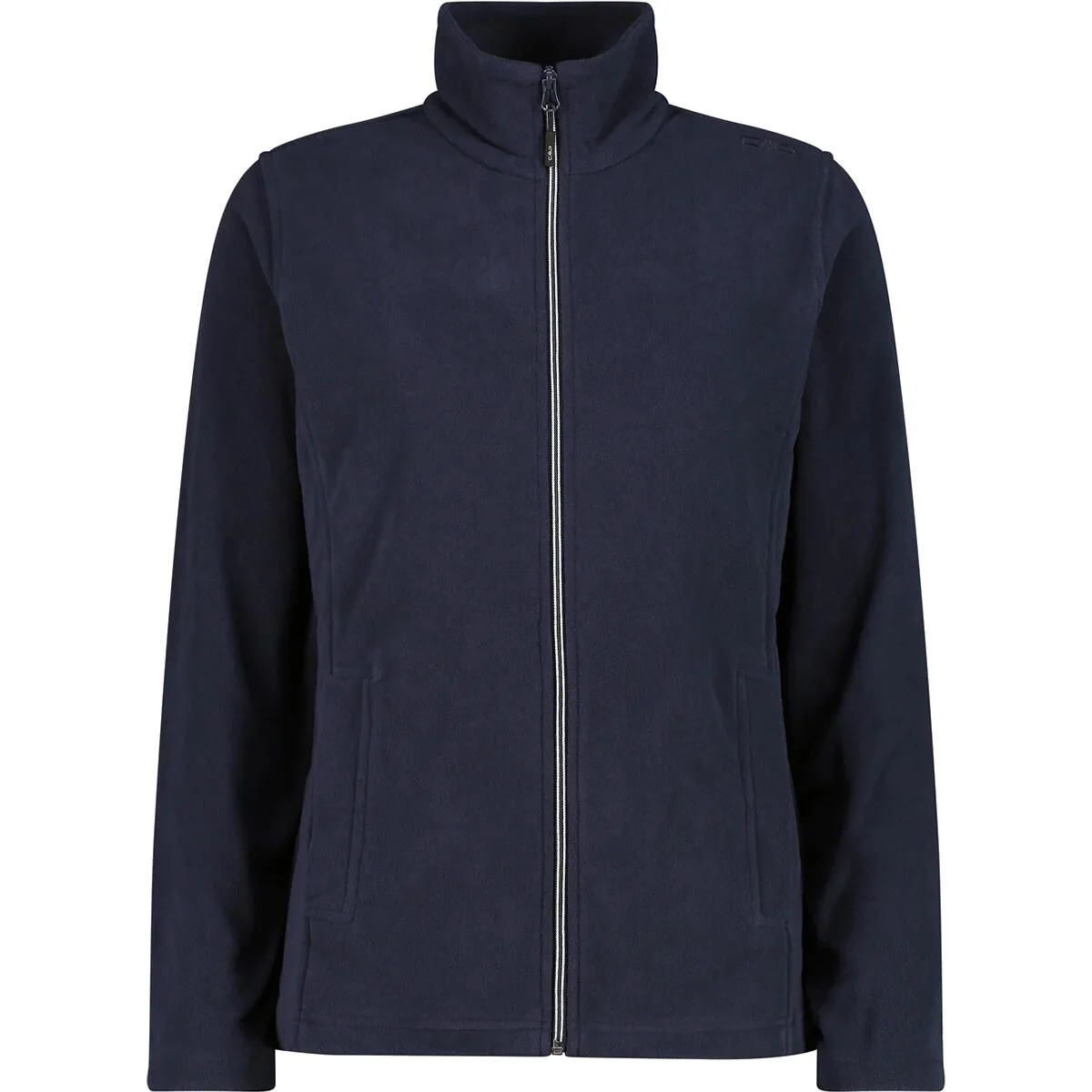 Fleecejacke mit Stehkragen