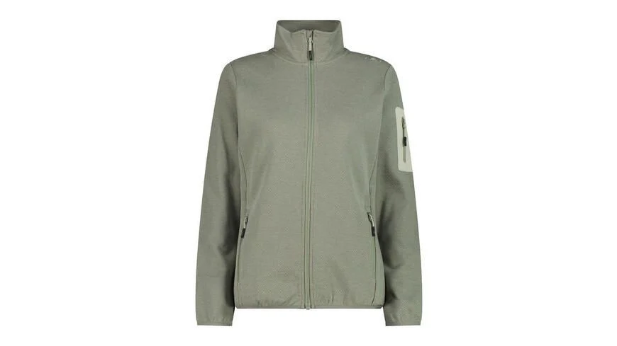 Fleecejacke mit Stehkragen