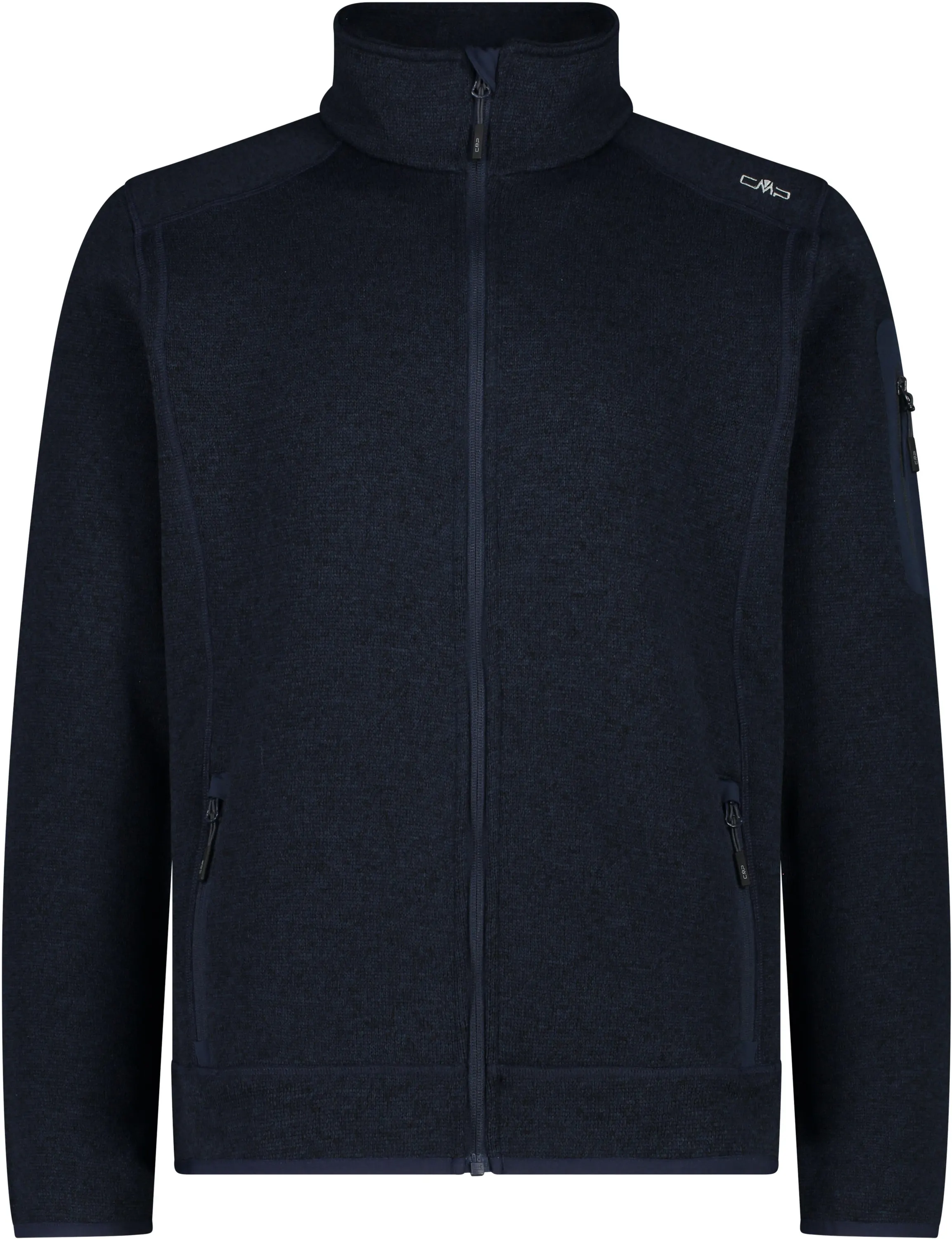 Fleecejacke mit Stehkragen