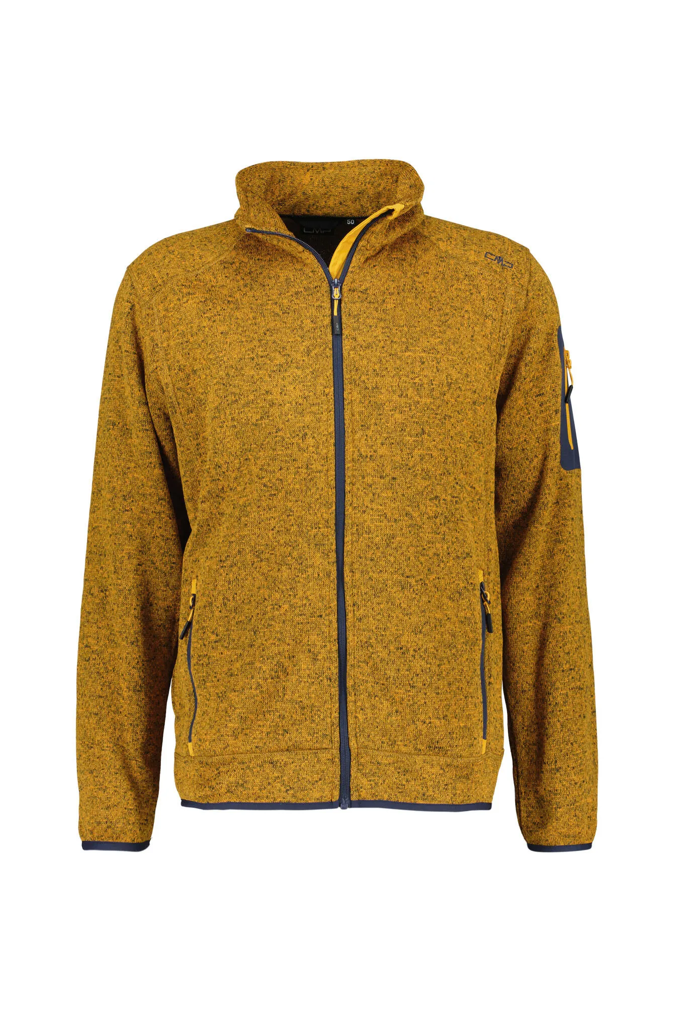 Fleecejacke mit Stehkragen