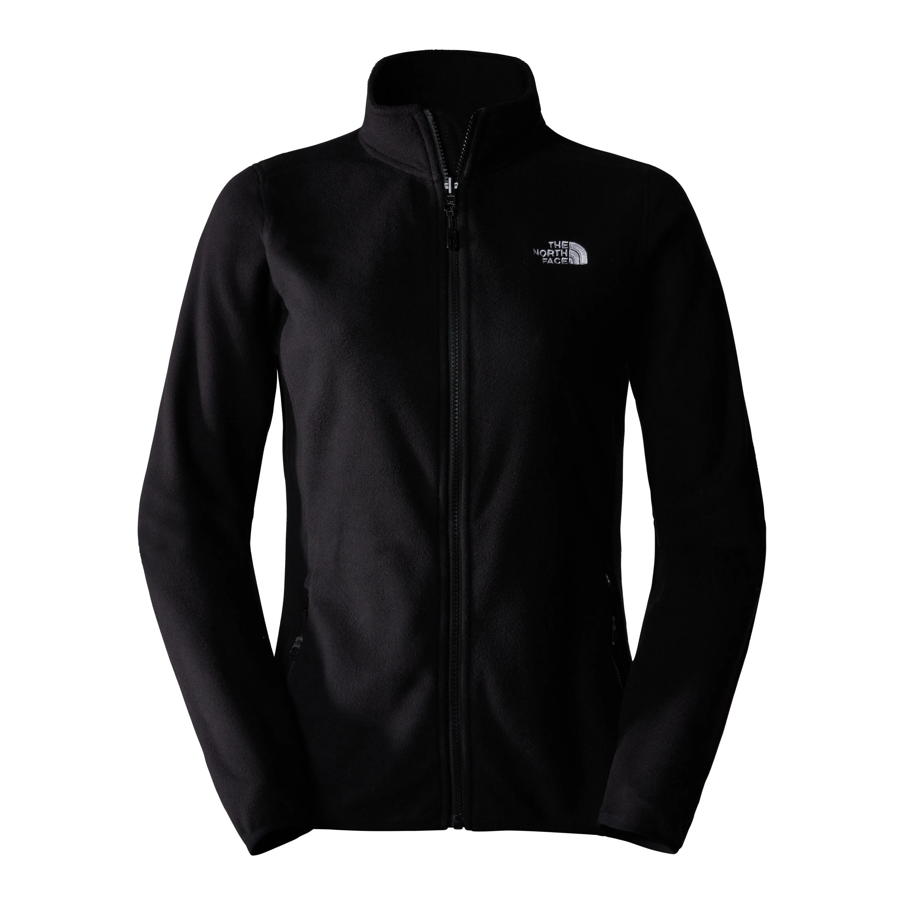 Fleecejacke mit Stehkragen