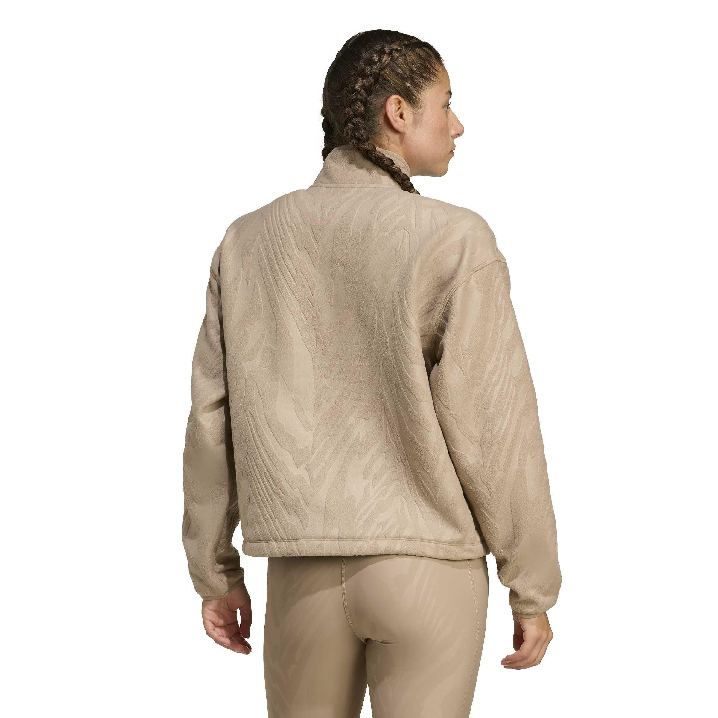 Fleecepullover mit wellenförmigem Print. - Image 2