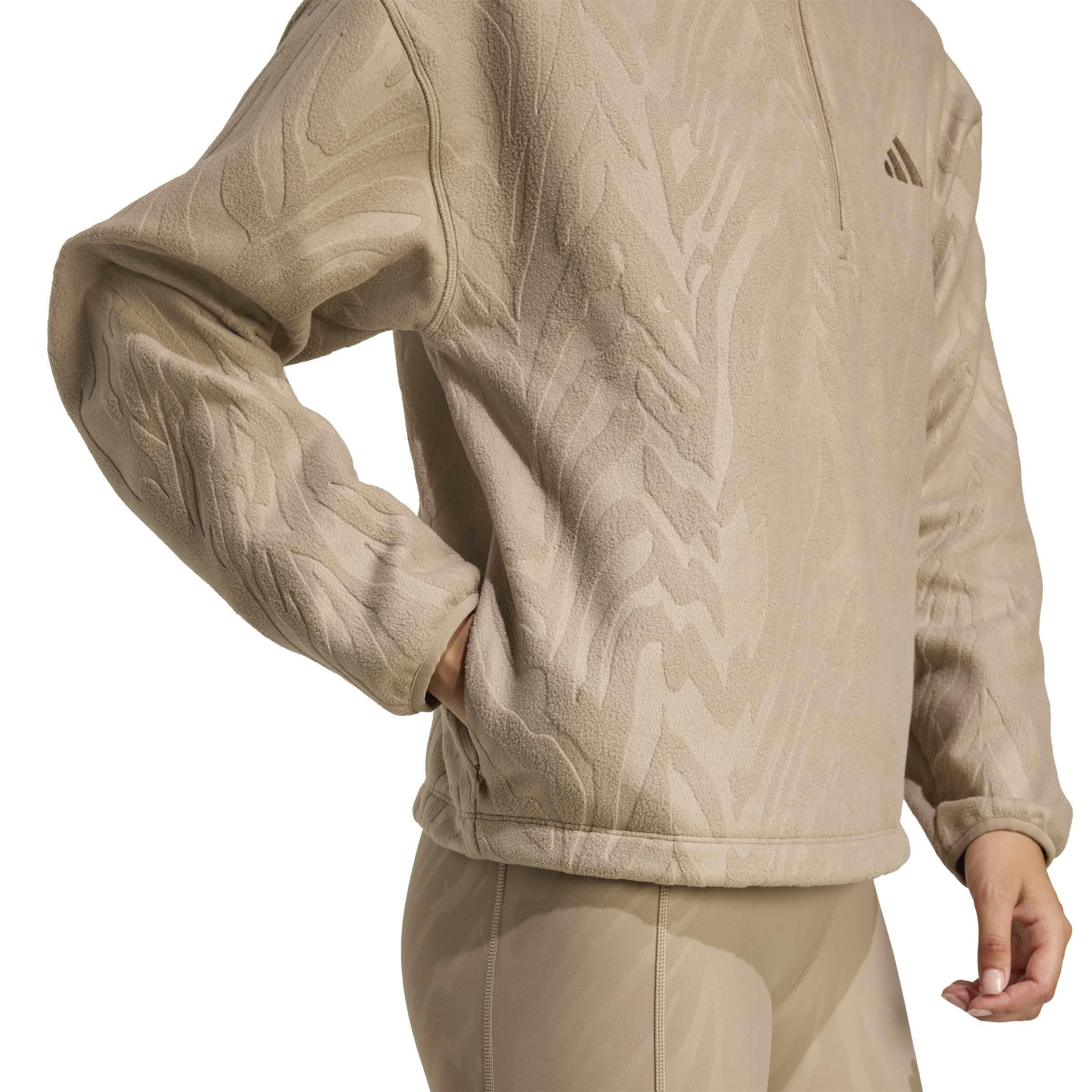 Fleecepullover mit wellenförmigem Print. - Image 4