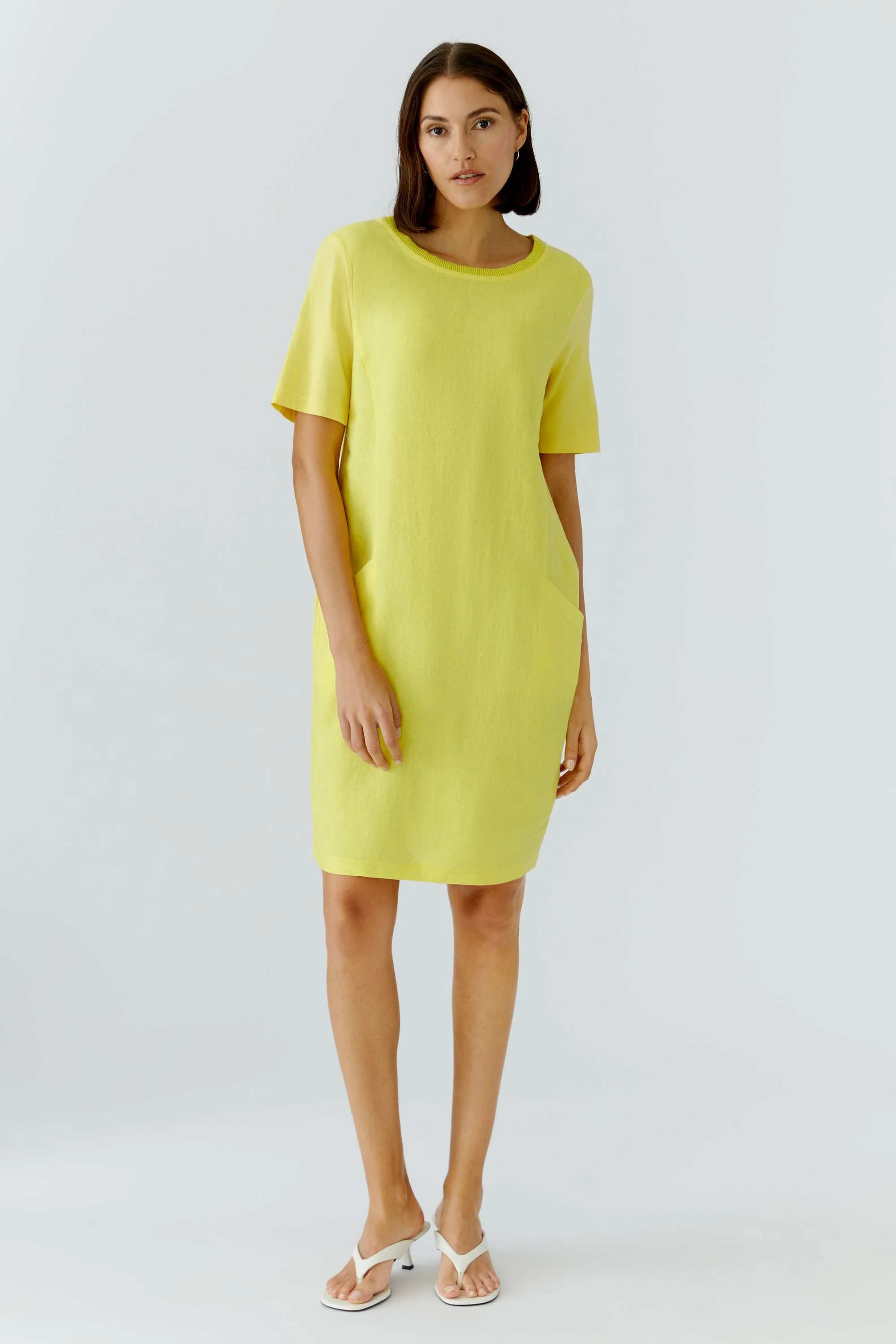 Freizeitkleid Midi aus Leinen - Image 3