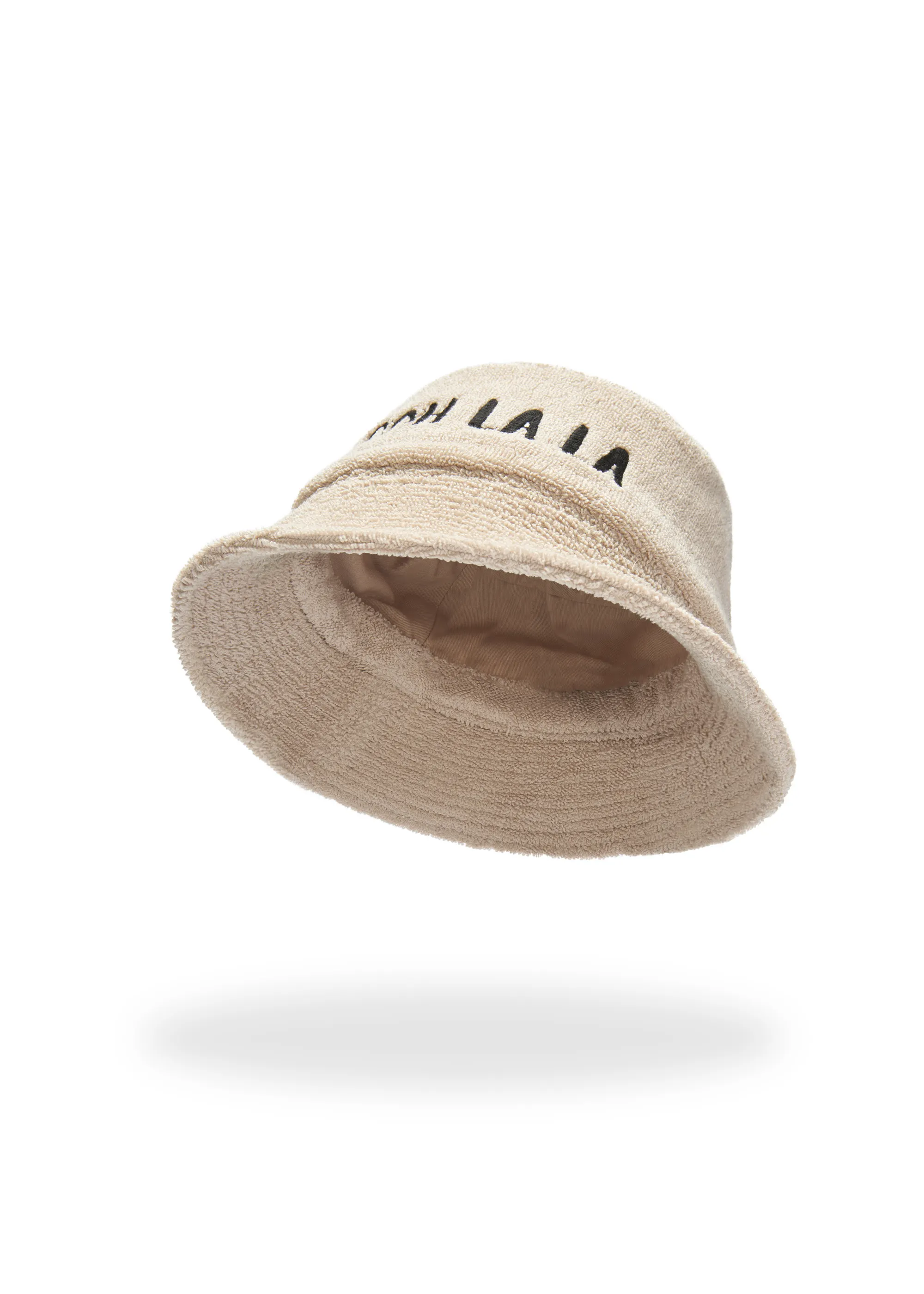 Frottee-Bucket Hat mit Schriftzug - Image 2