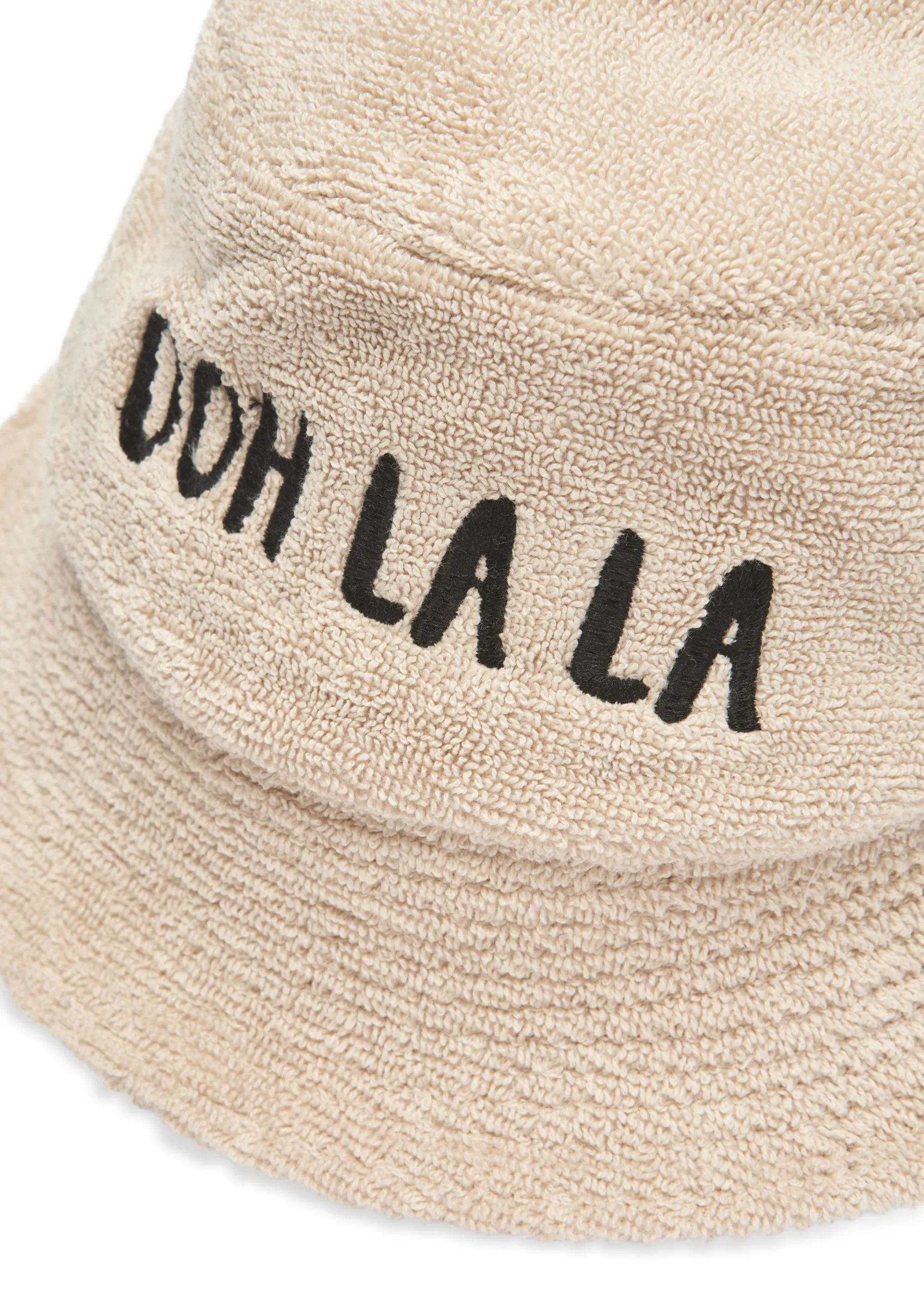 Frottee-Bucket Hat mit Schriftzug - Image 3