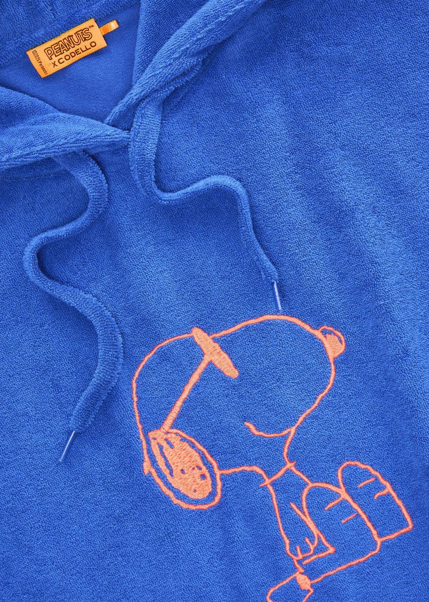 Frottee-Strandponcho mit Snoopy-Stickerei - Image 3