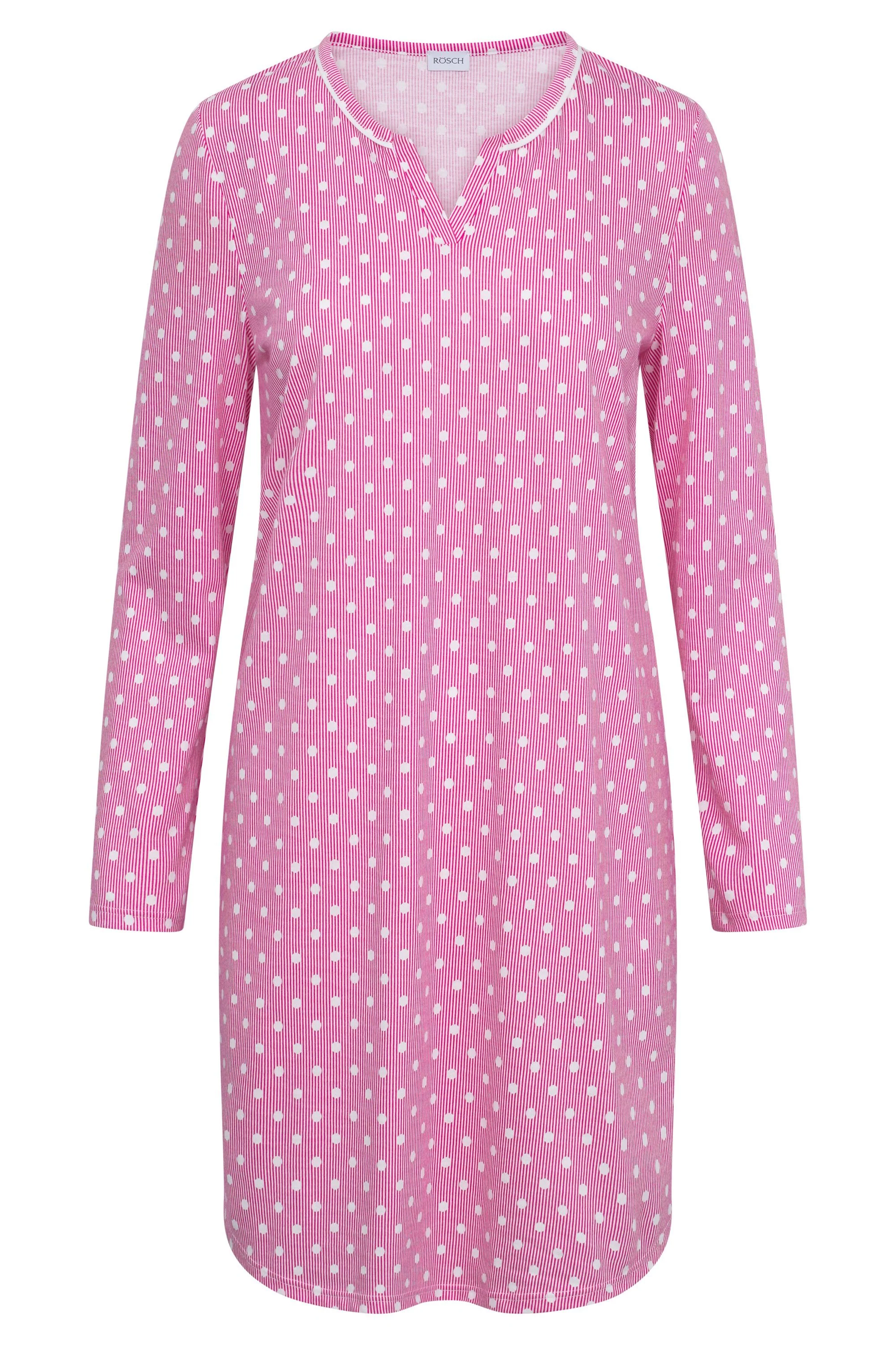 Gepunktetes Schlafkleid