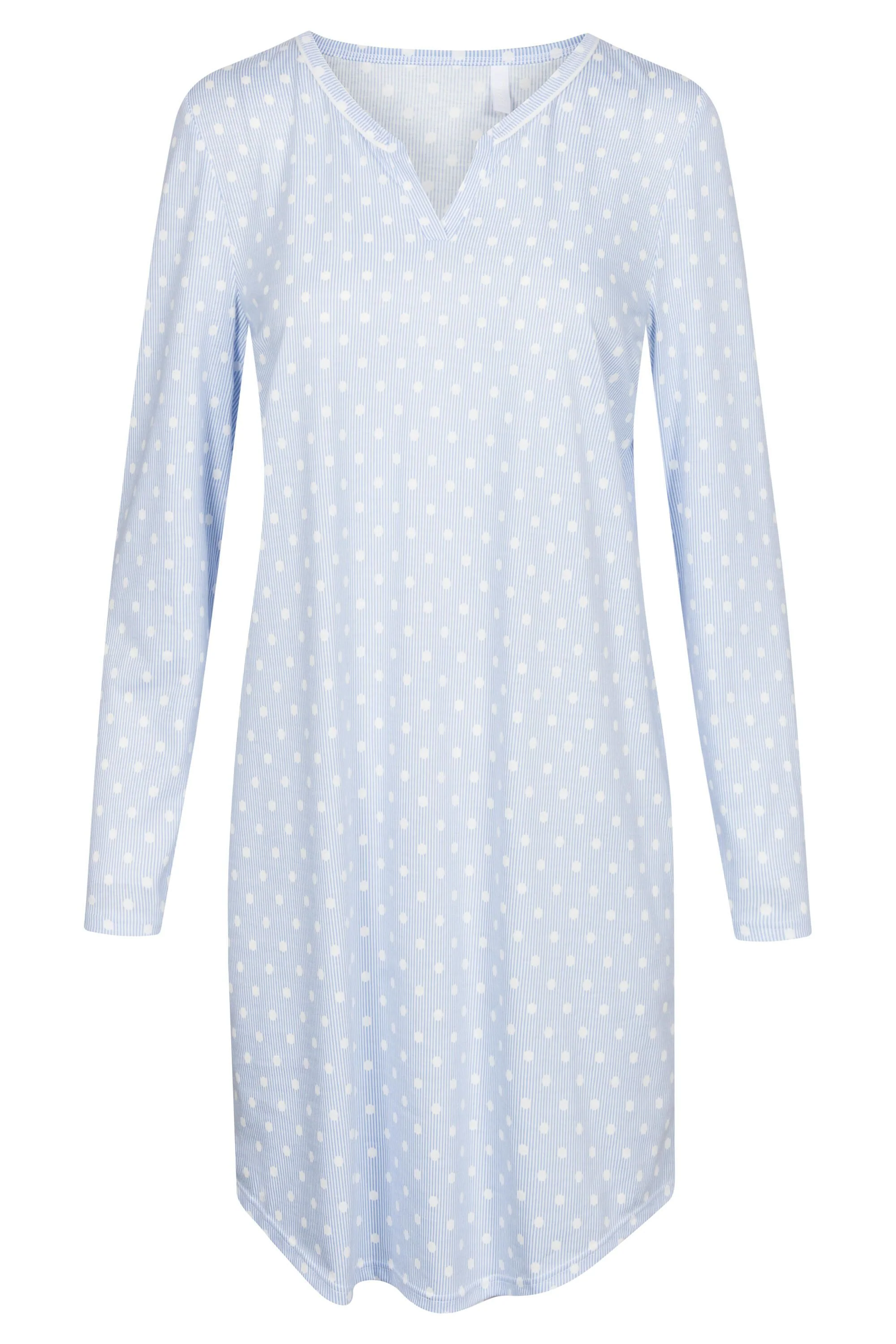 Gepunktetes Schlafkleid