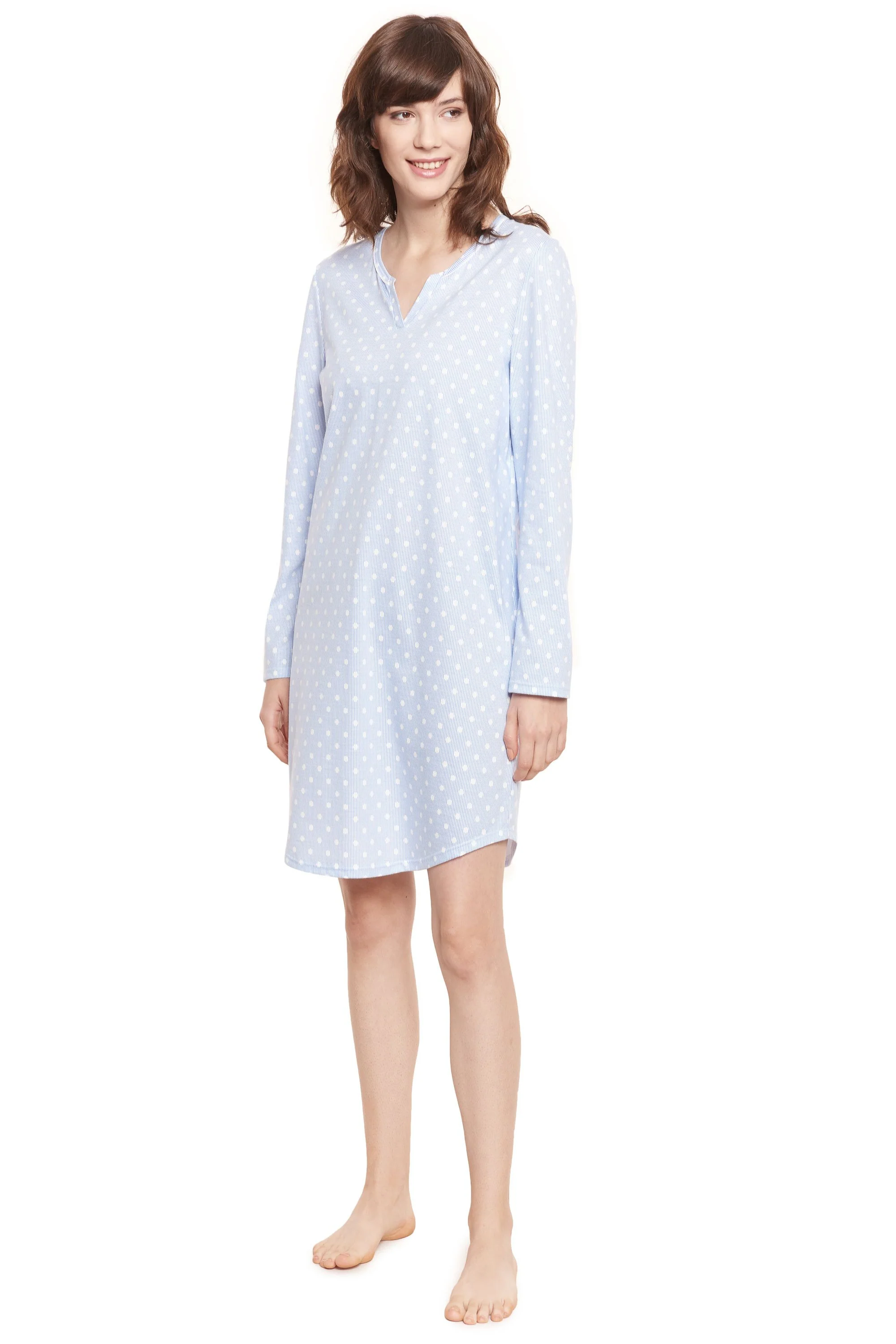Gepunktetes Schlafkleid - Image 7