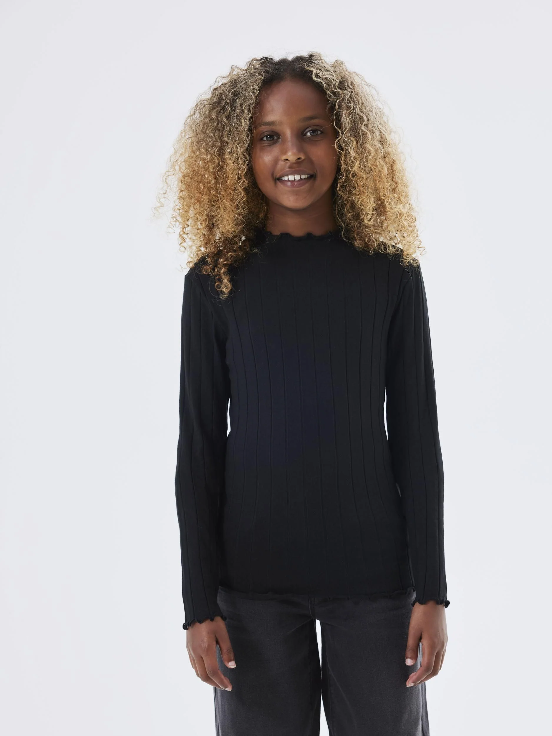 Geripptes Langarmshirt - Image 3