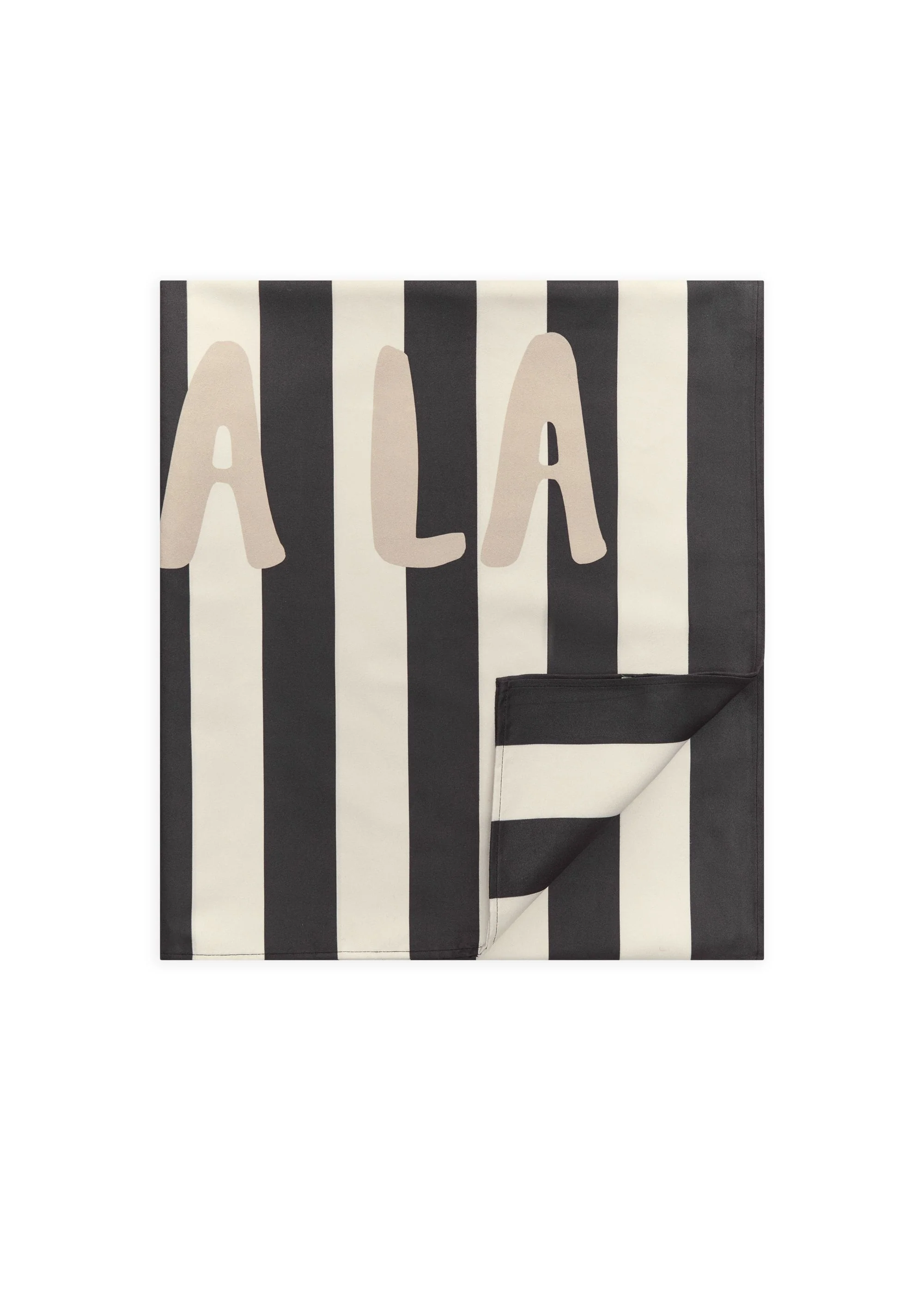 Handtuch gestreift mit OH LA LA-Schriftzug - Image 2