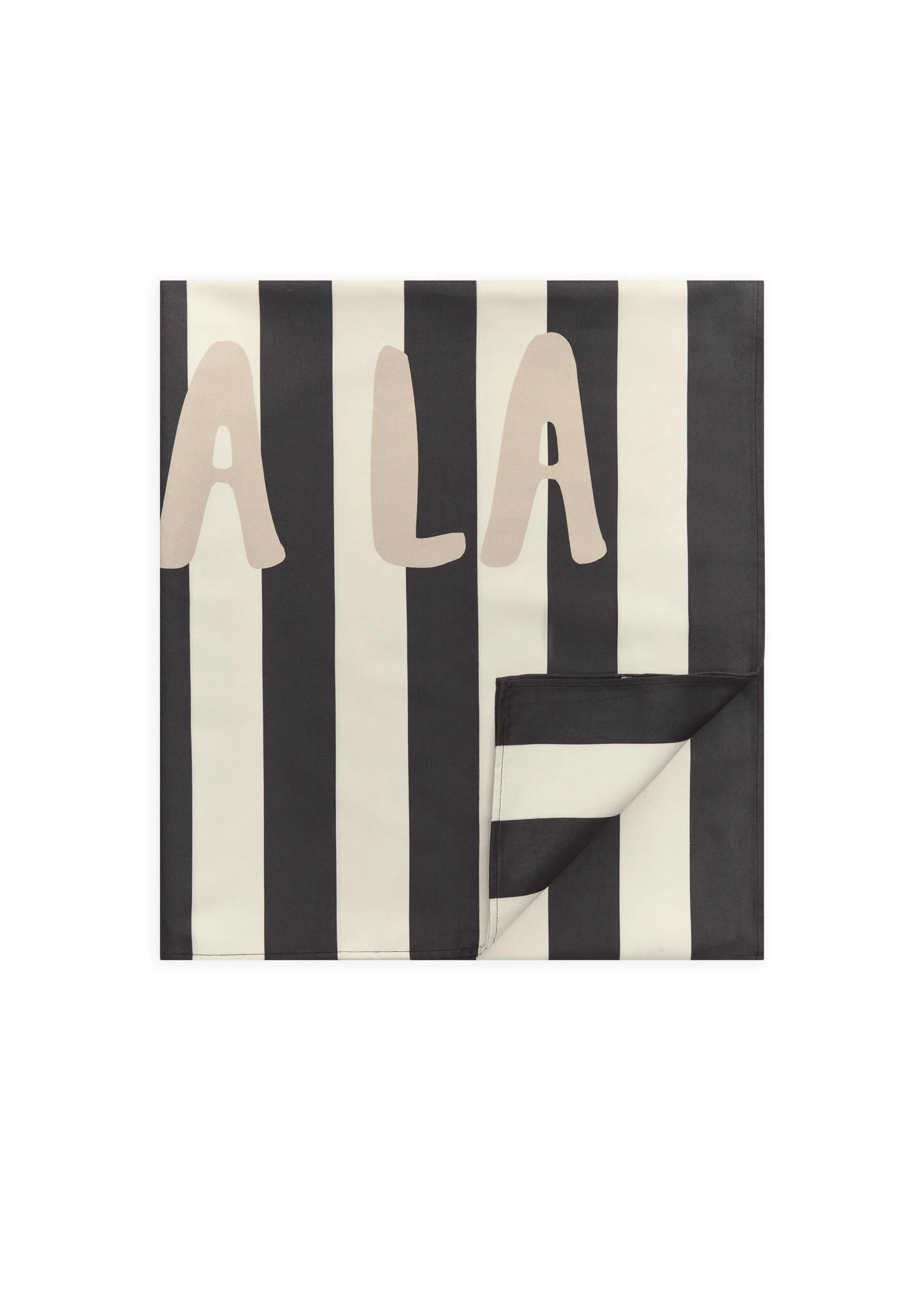 Handtuch gestreift mit OH LA LA-Schriftzug - Image 4