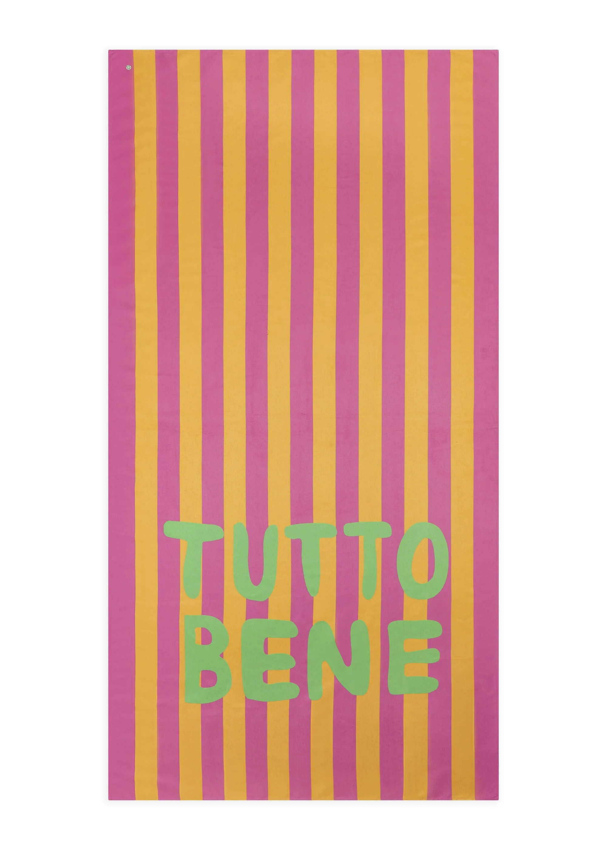 Handtuch gestreift mit TUTTO BENE-Schriftzug