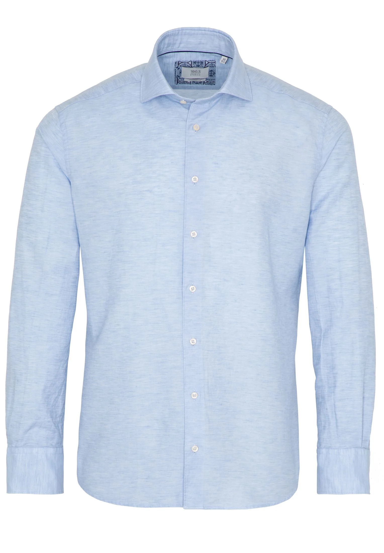 Hemd Modern Fit aus Leinenmix