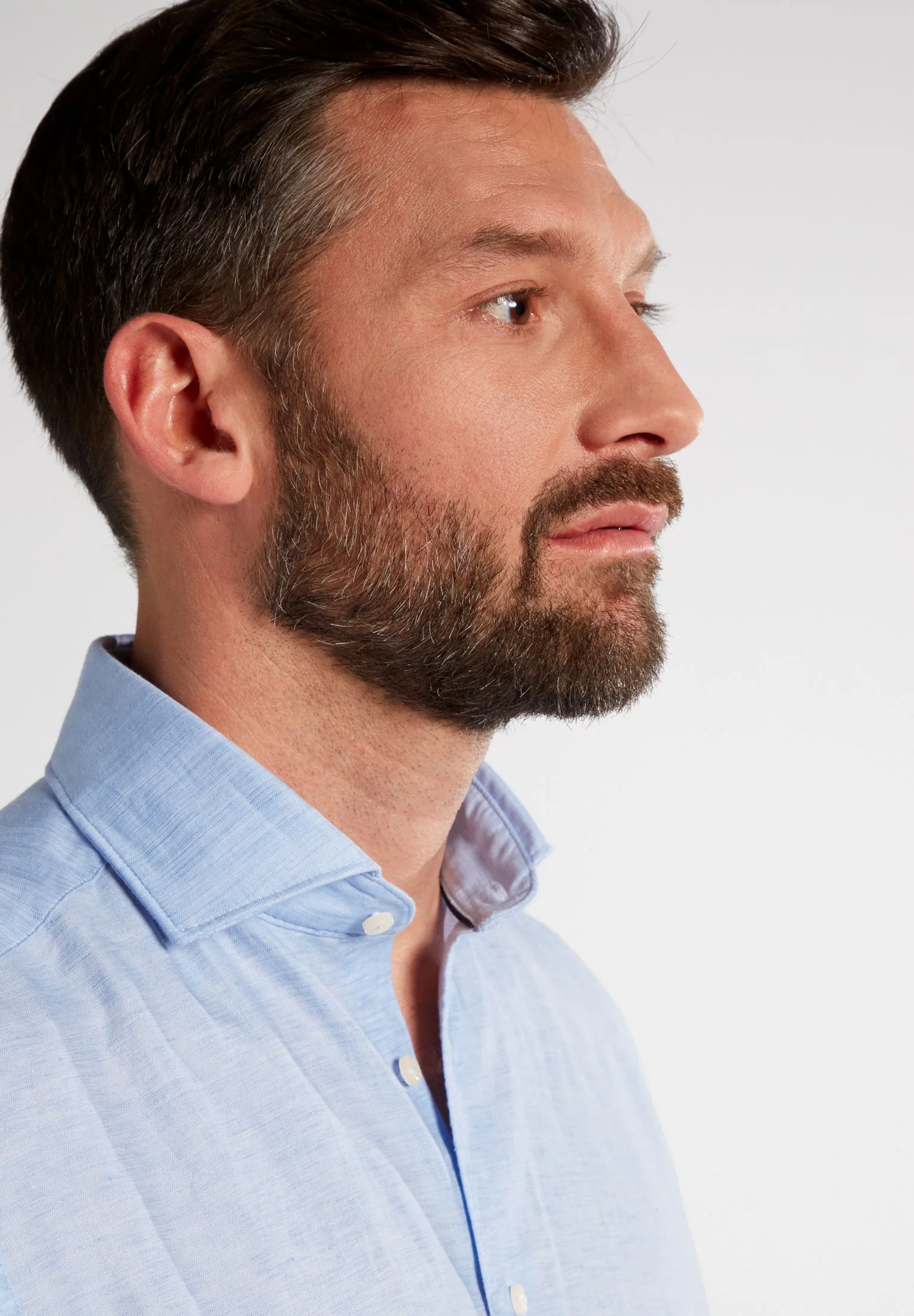 Hemd Modern Fit aus Leinenmix - Image 4